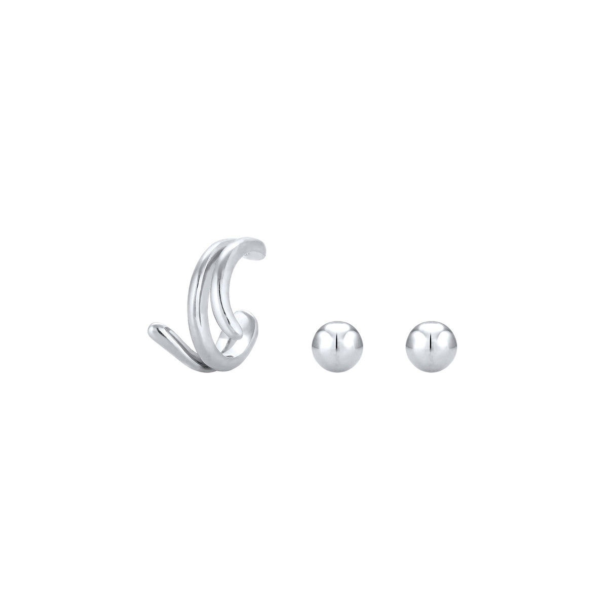 Silber - Elli | Ohrringset | 925er Sterling Silber