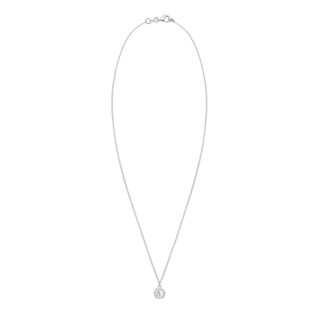Silber - Elli | Halskette Buchstabe A | 925er Sterling Silber