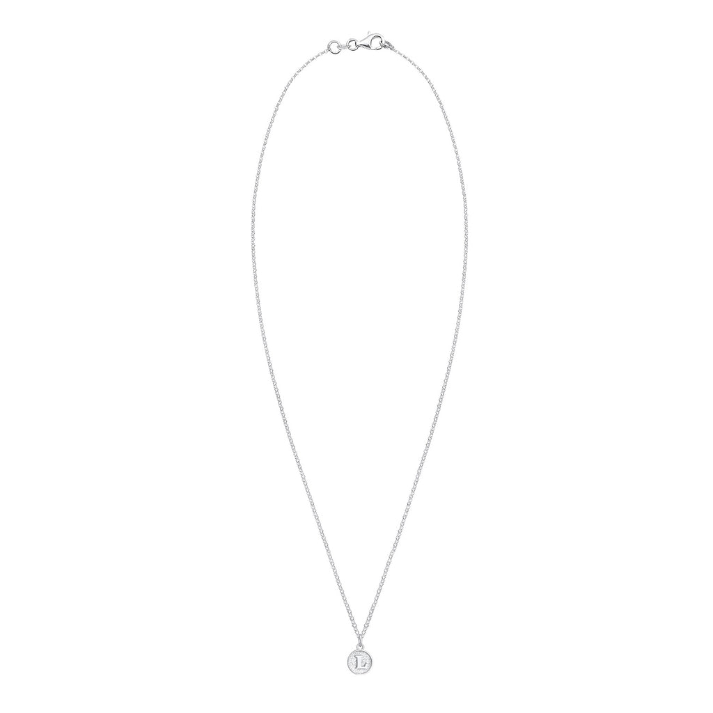 Silber - Elli | Halskette Buchstabe L | 925er Sterling Silber
