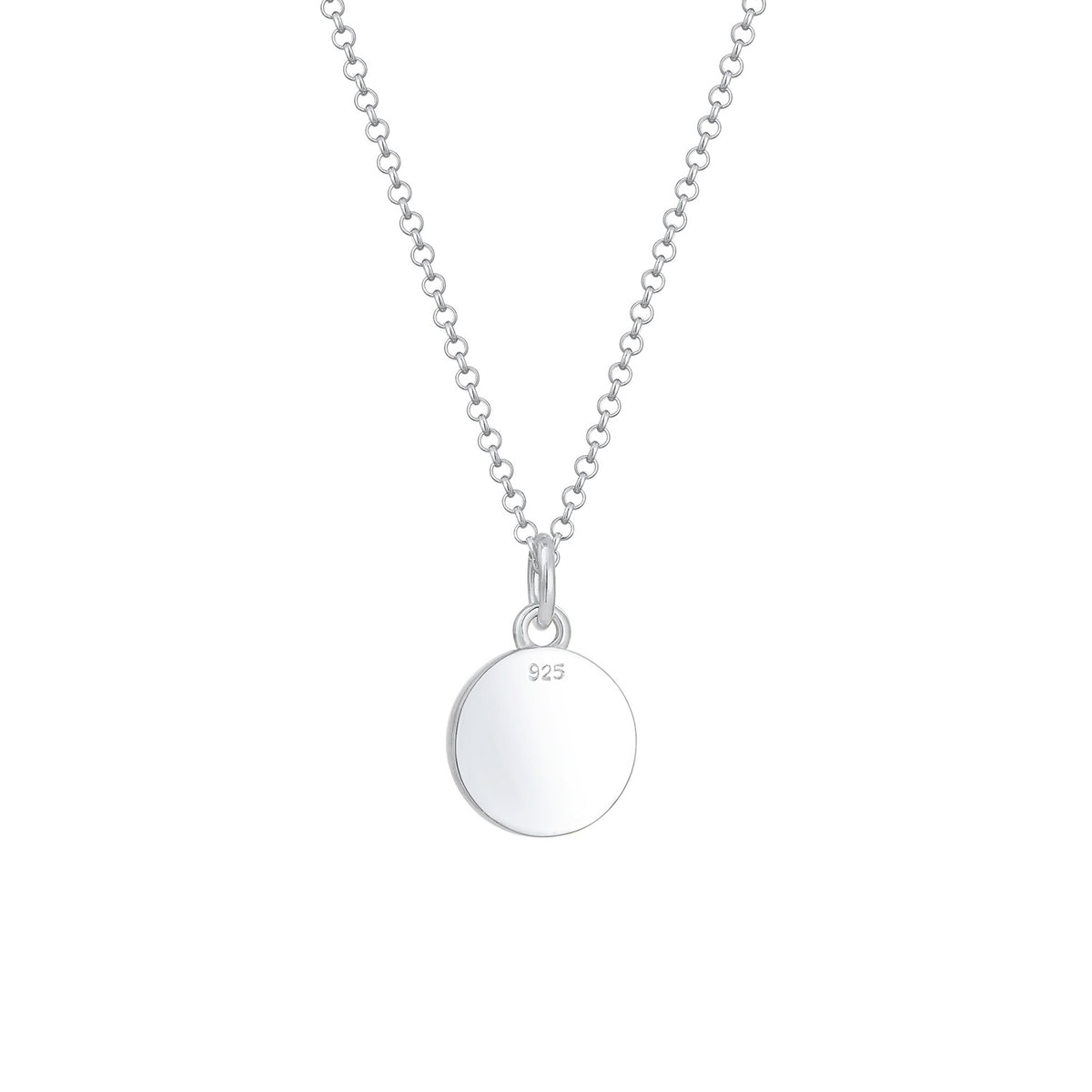 Silber - Elli | Halskette Buchstabe L | 925er Sterling Silber