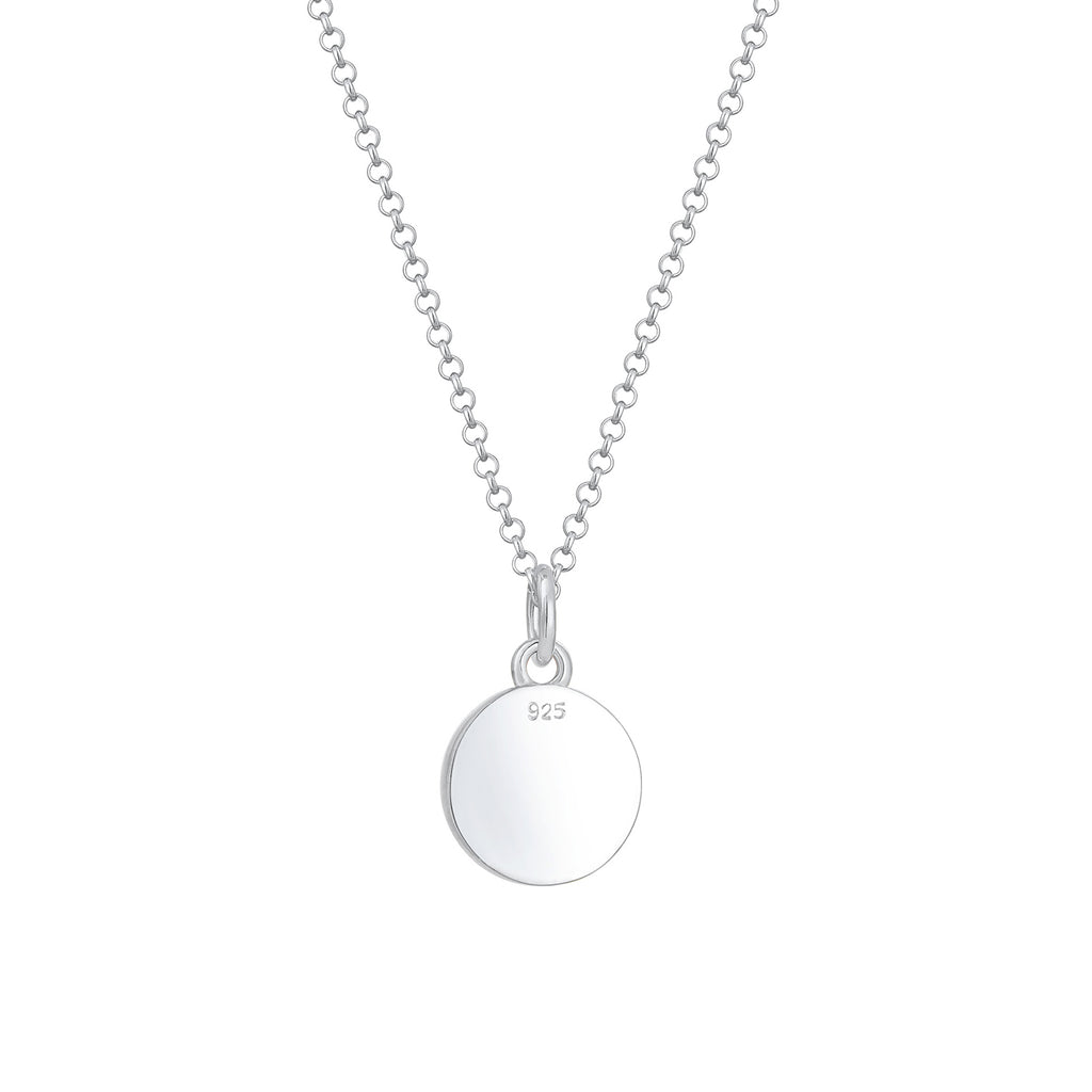 Silber - Elli | Halskette Buchstabe N | 925er Sterling Silber