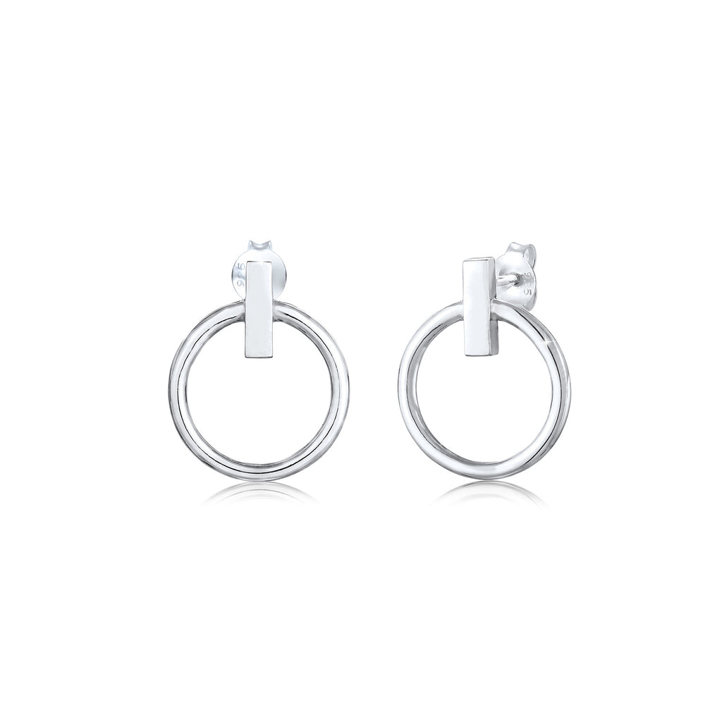 Silber - Elli | Ohrstecker Geo | 925er Sterling Silber