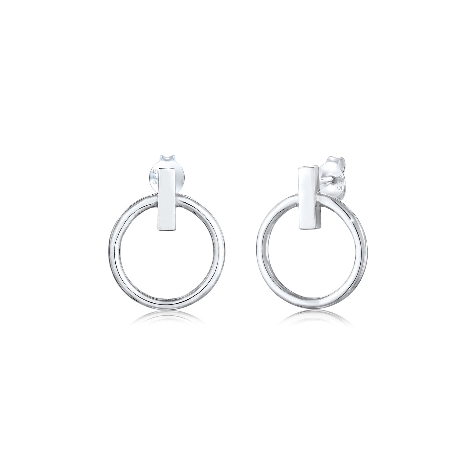 Silber - Elli | Ohrstecker Geo | 925er Sterling Silber