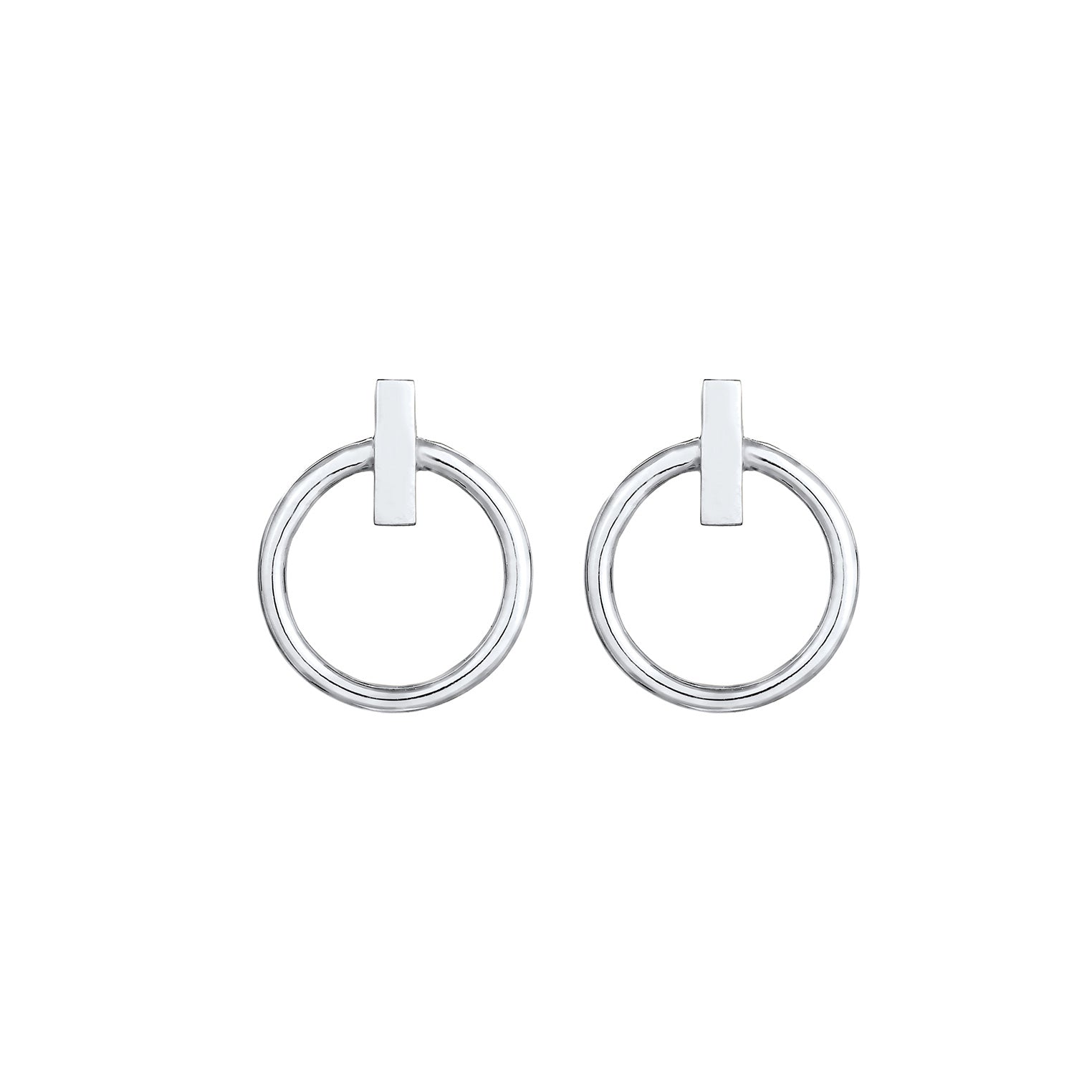 Silber - Elli | Ohrstecker Geo | 925er Sterling Silber