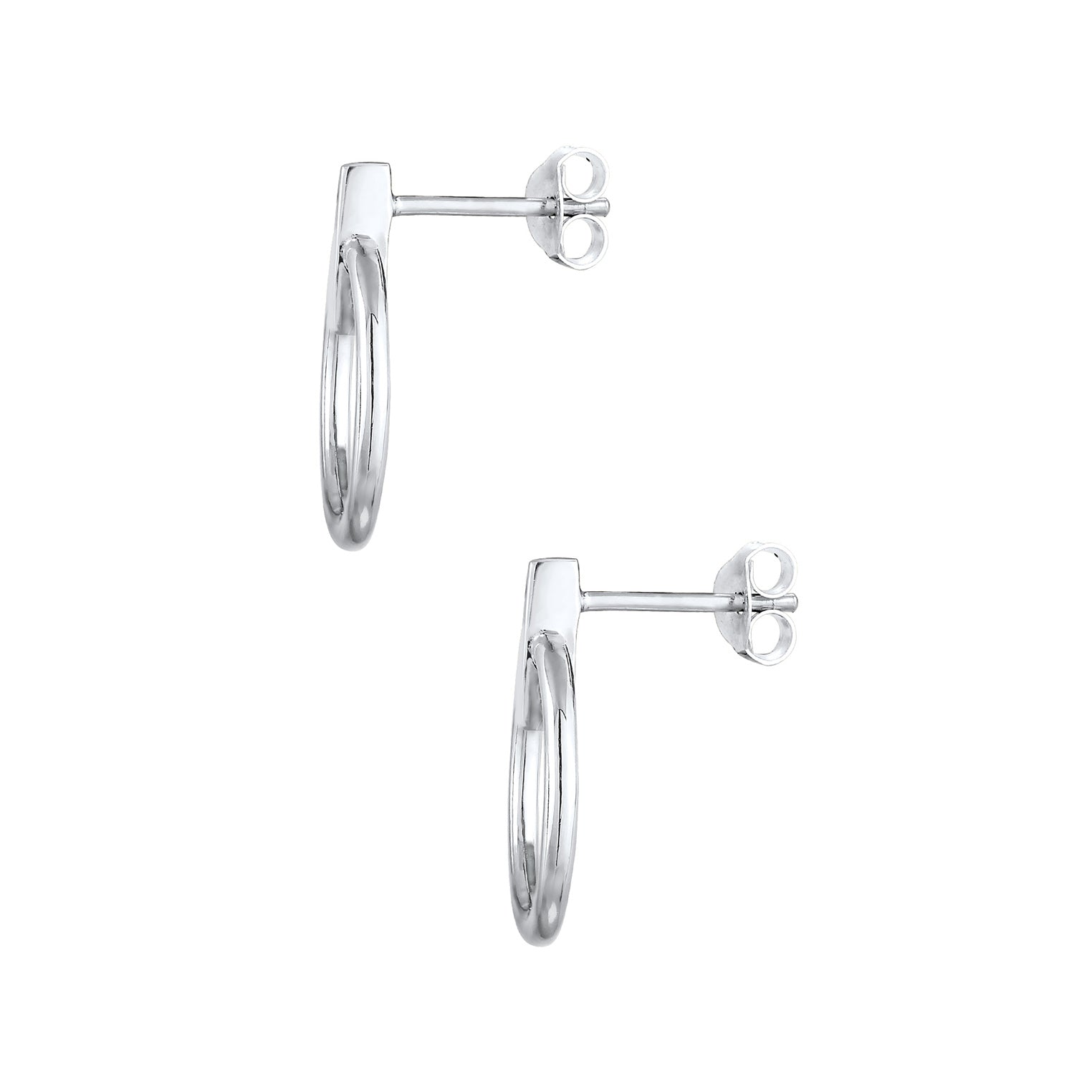 Silber - Elli | Ohrstecker Geo | 925er Sterling Silber