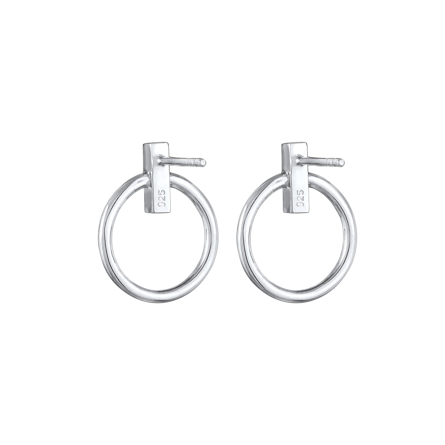 Silber - Elli | Ohrstecker Geo | 925er Sterling Silber