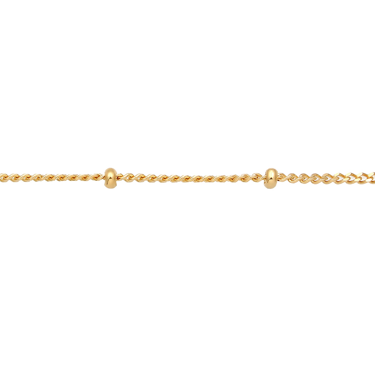 Gold - Elli | Kugel-Choker | 925 Sterling Silber vergoldet