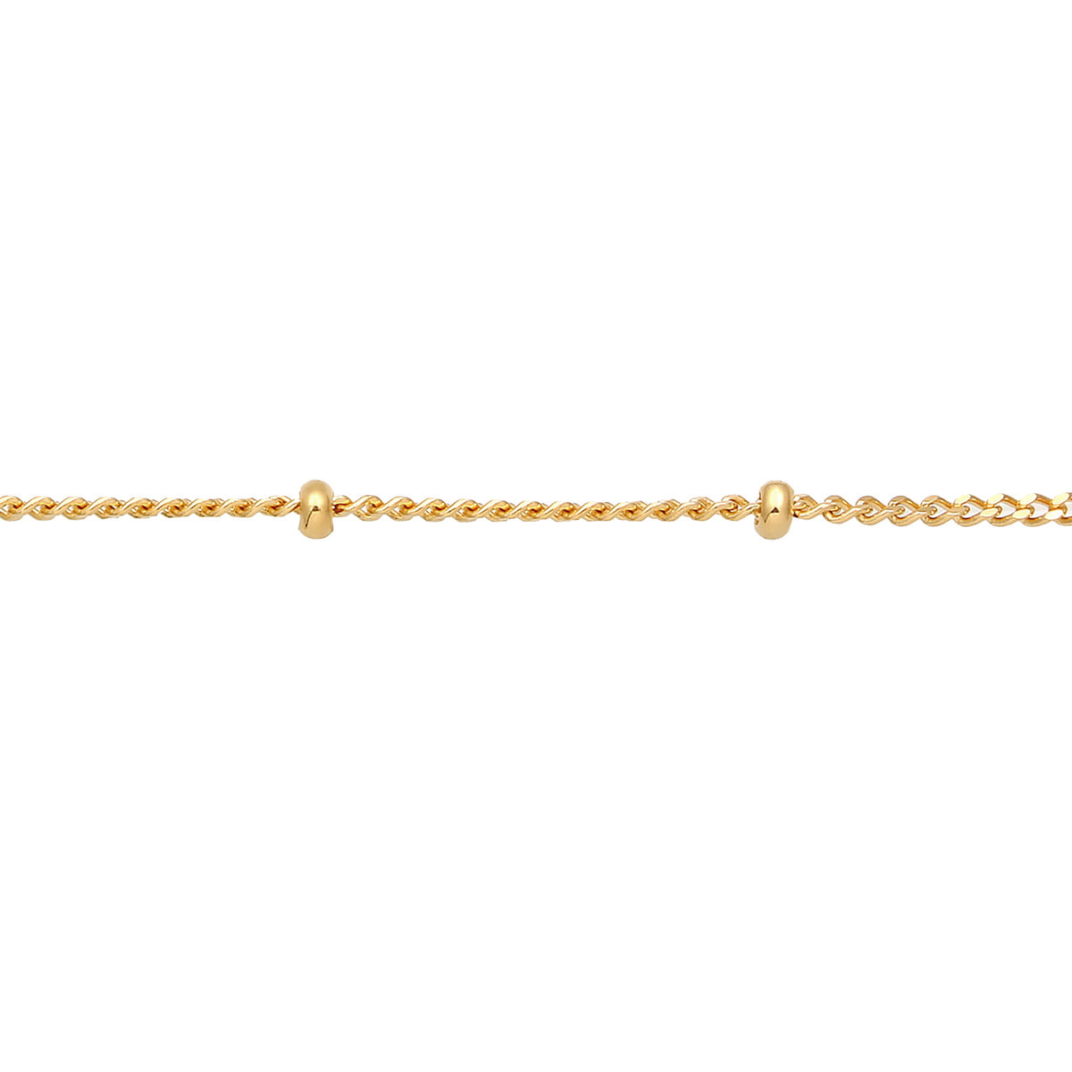 Gold - Elli | Kugel-Choker | 925 Sterling Silber vergoldet
