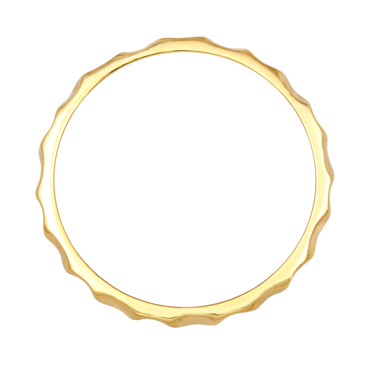Gold - Elli PREMIUM | Ring Geo | 375 Gelbgold