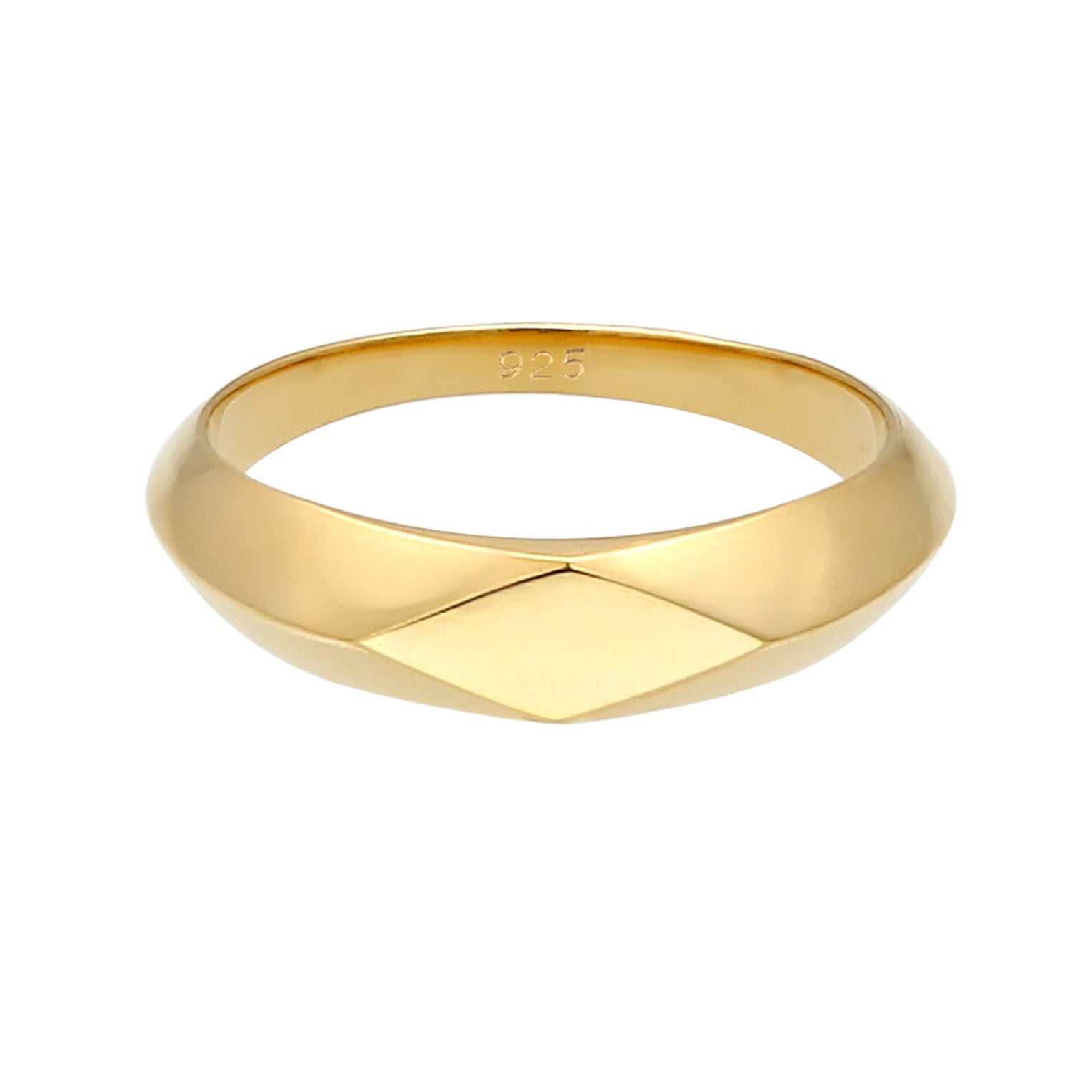 Gold - Elli | Pinky Ring | 925 Sterling Silber vergoldet