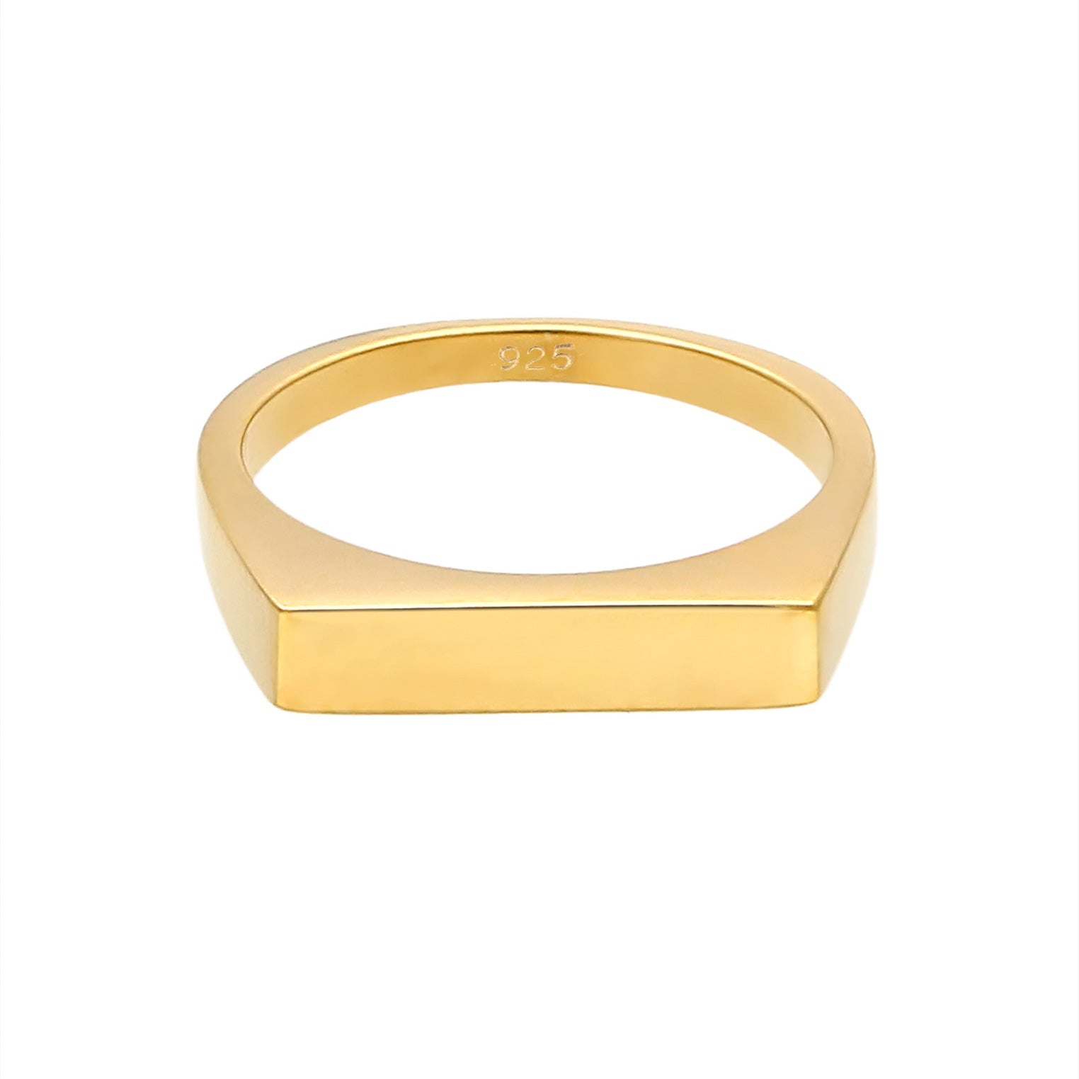 Gold - Elli | Pinky Ring | 925 Sterling Silber vergoldet