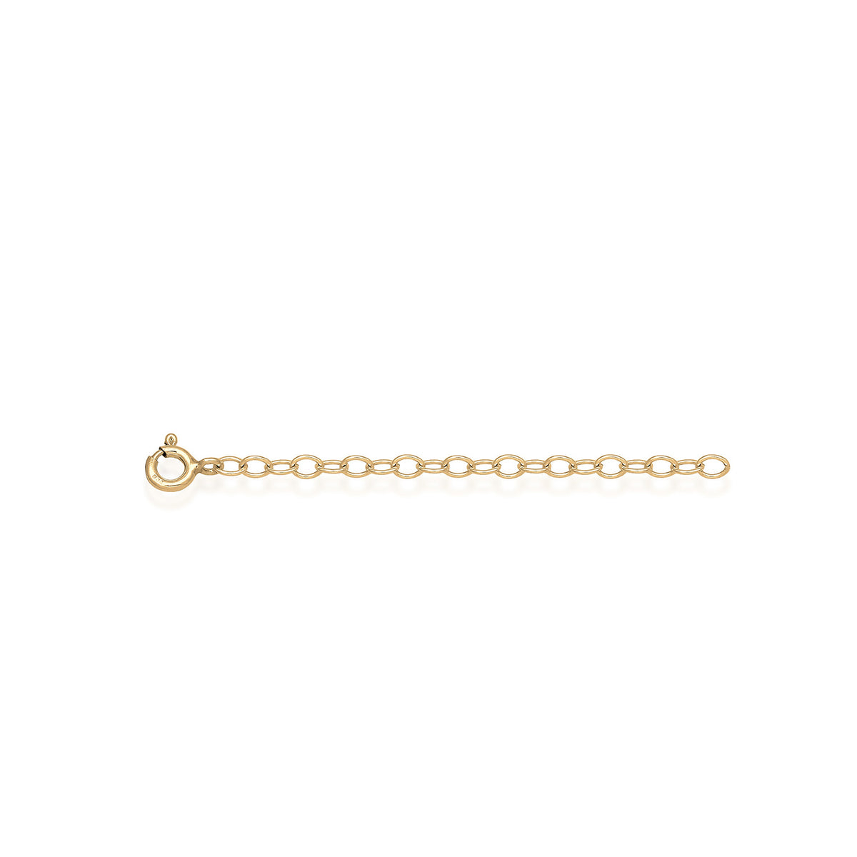 Gold - Elli | Glieder-Verlängerungskettchen | 925 Sterling Silber vergoldet