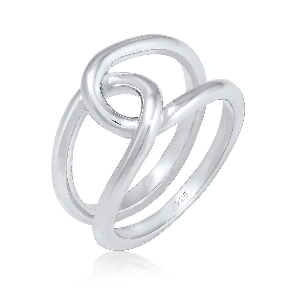 Silber - Elli | Ring Knoten | 925er Sterling Silber