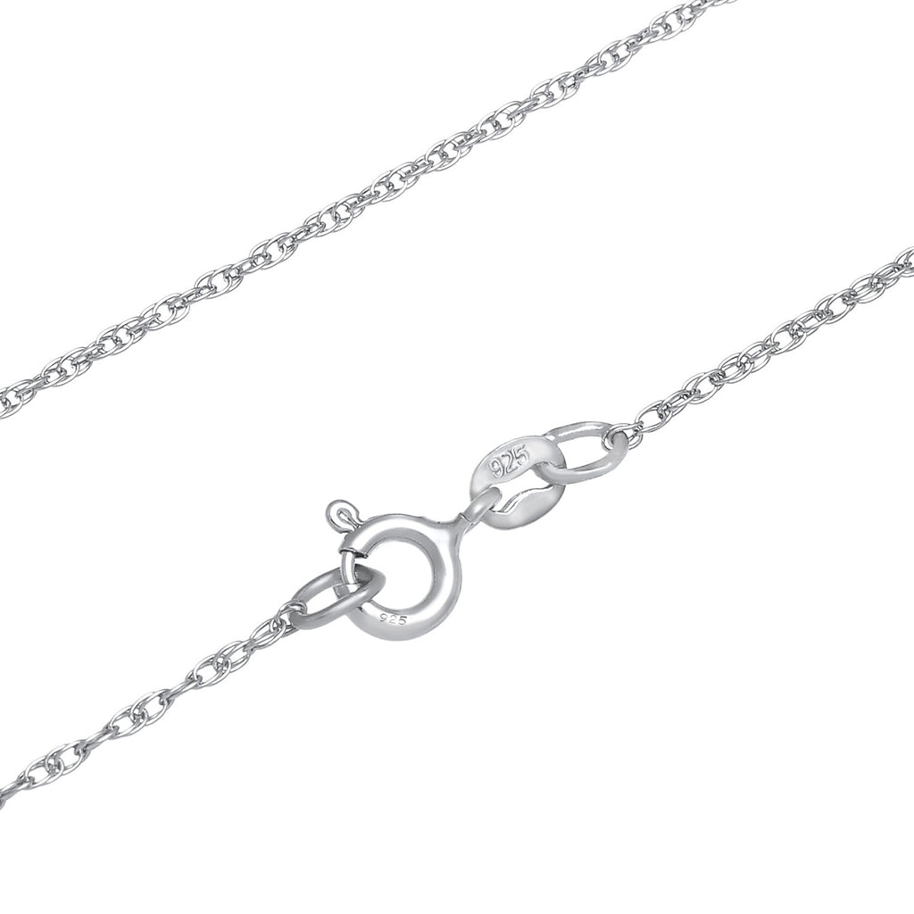 Silber - Elli | Halskette Gedreht Fein | 925er Sterling Silber