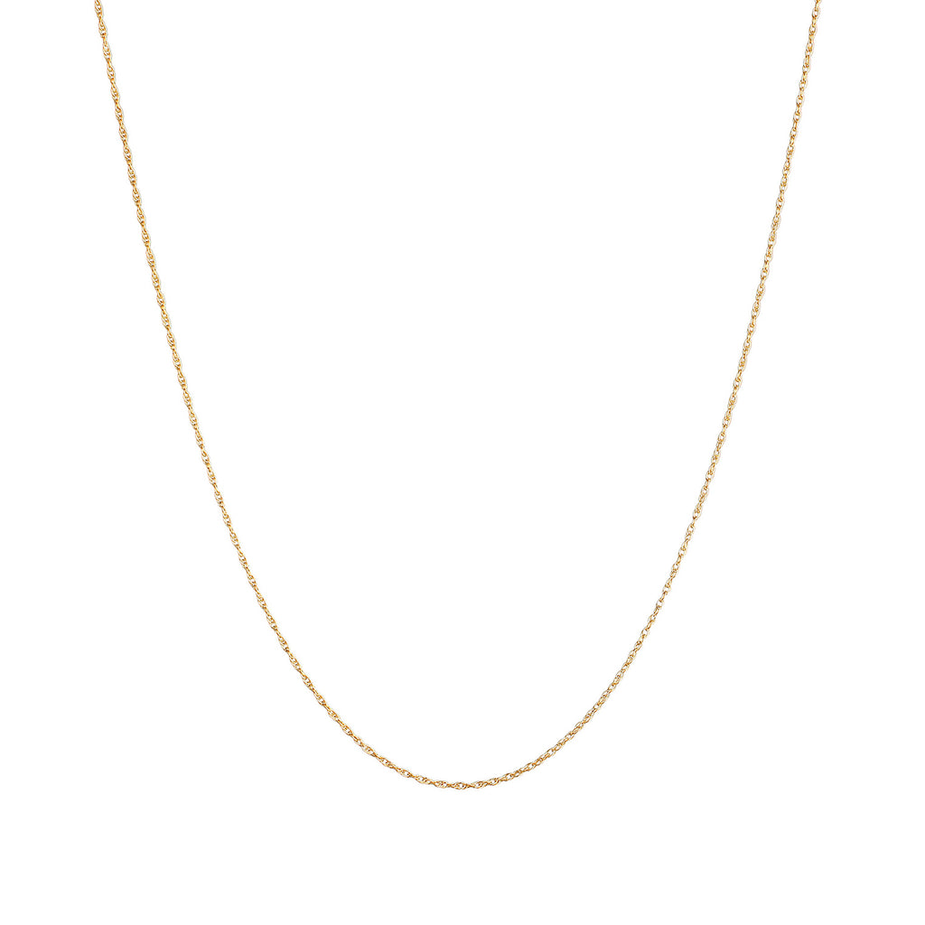 Gold - Elli | Halskette Gedreht Fein | 925er Sterling Silber vergoldet