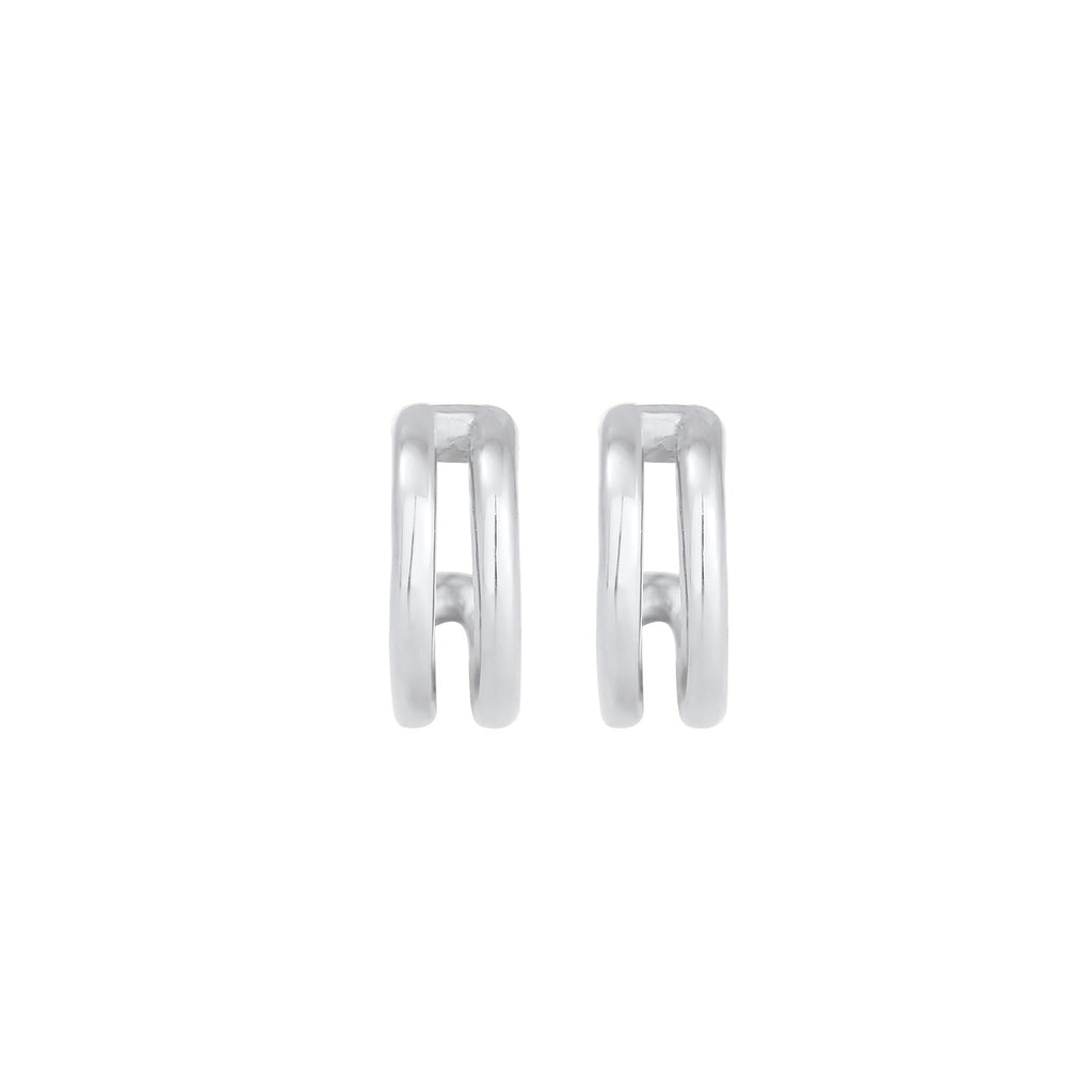 Silber - Elli | Mini Creolen Basic | 925er Sterling Silber