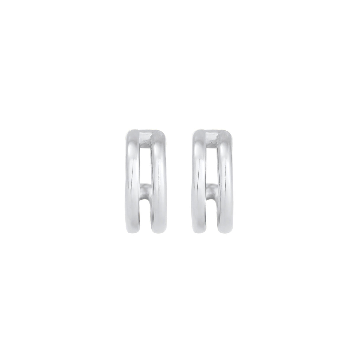 Silber - Elli | Mini Creolen Basic | 925er Sterling Silber