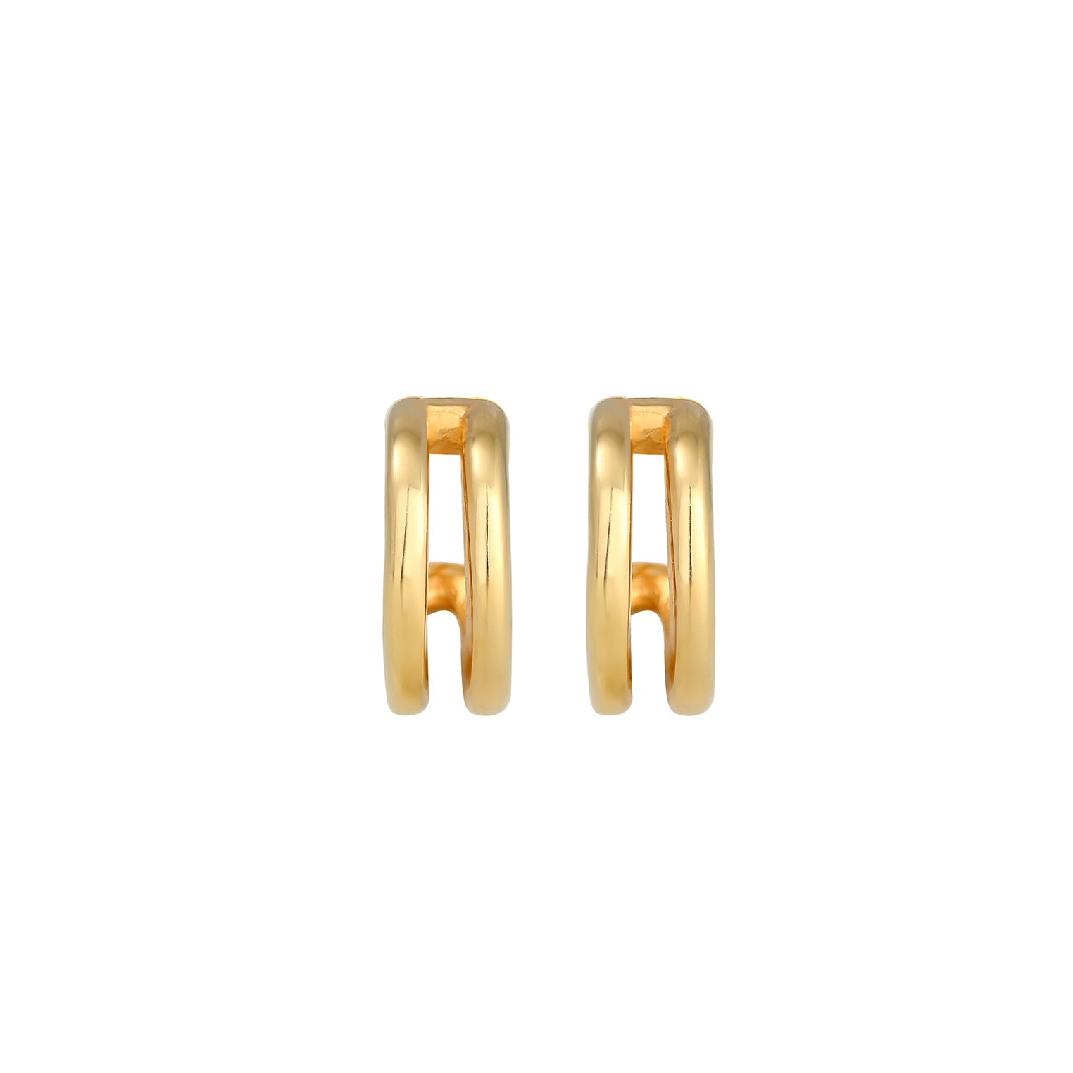 Gold - Elli | Ohrstecker | 925 Sterling Silber vergoldet