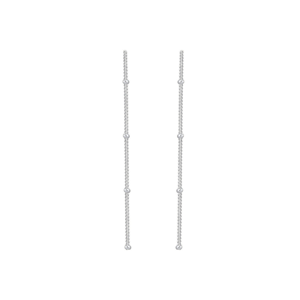 Silber - Elli | Kugel-Ohrhänger Geo | 925er Sterling Silber