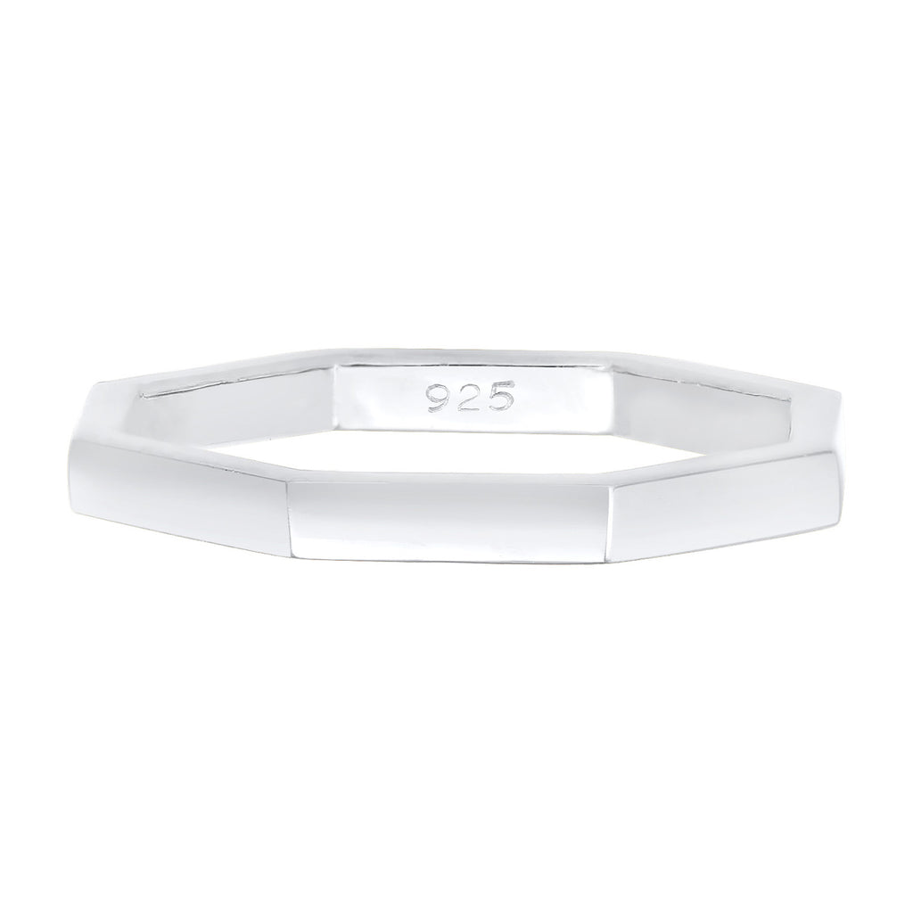 Silber - Elli | Ring Geo | 925er Sterling Silber