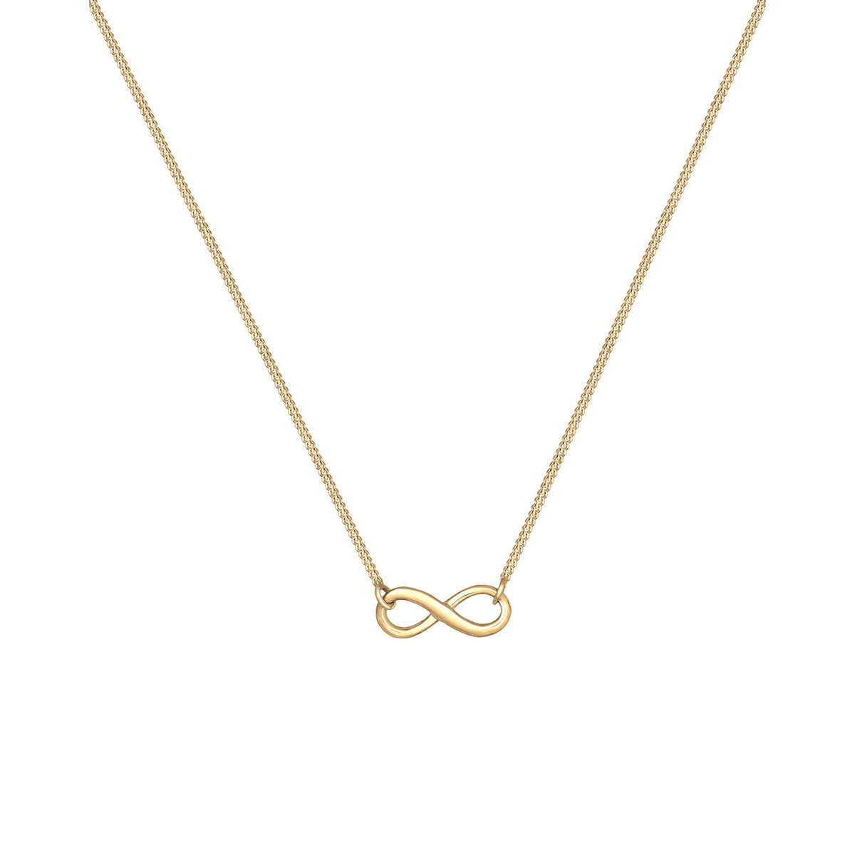 Gold - Elli | Halskette Infinity | 925 Sterling Silber vergoldet