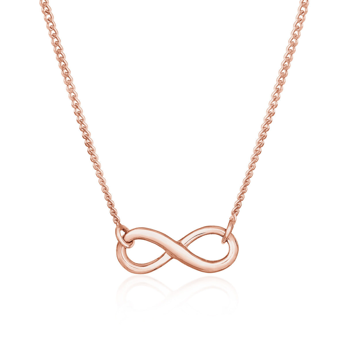 Roségold - Elli | Halskette Infinity | 925 Sterling Silber Rosegold