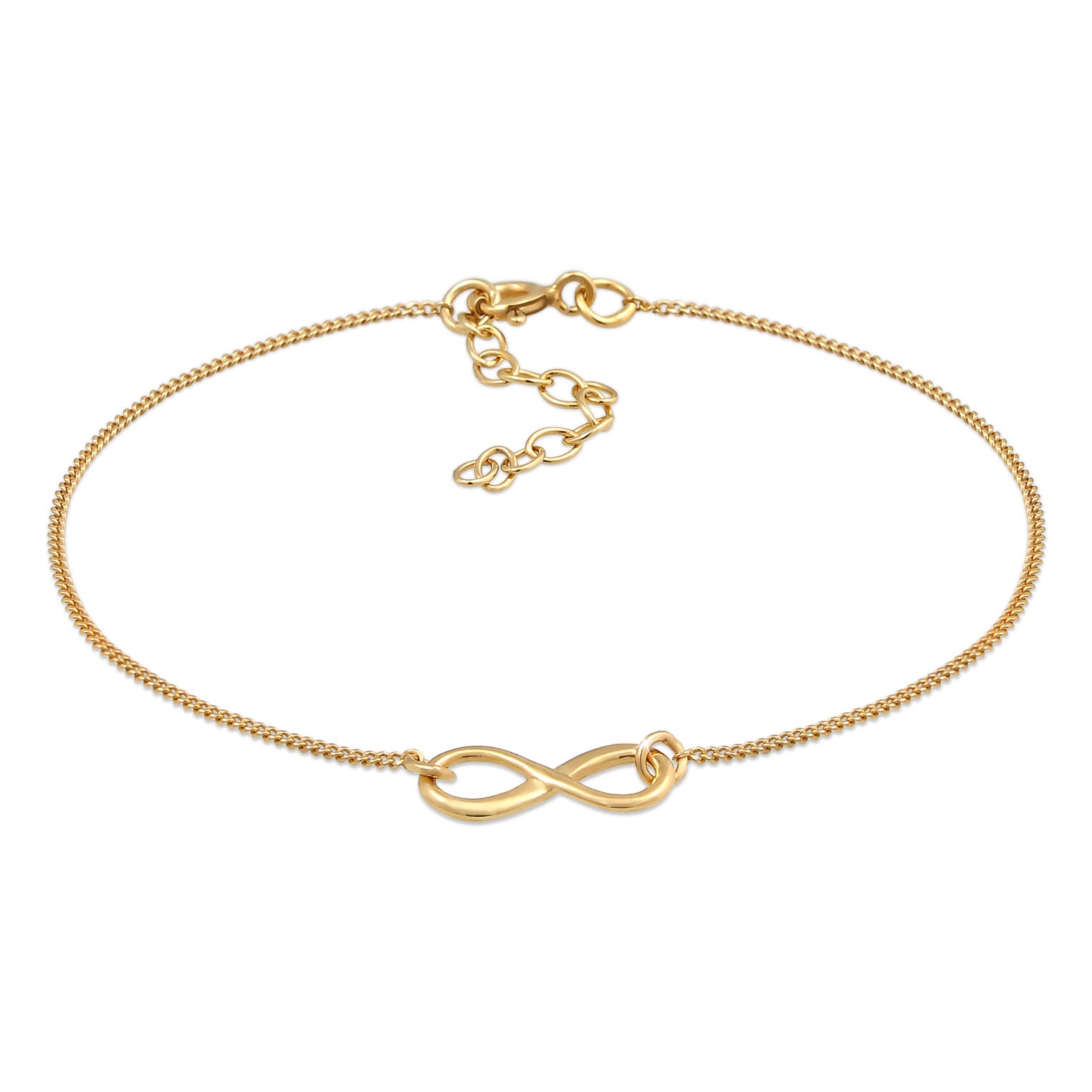 Gold - Elli | Armband Infinity | 925 Sterling Silber vergoldet