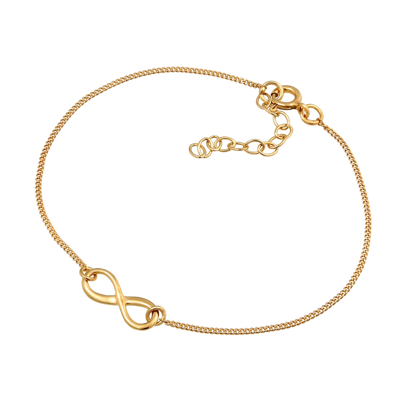 Gold - Elli | Armband Infinity | 925 Sterling Silber vergoldet