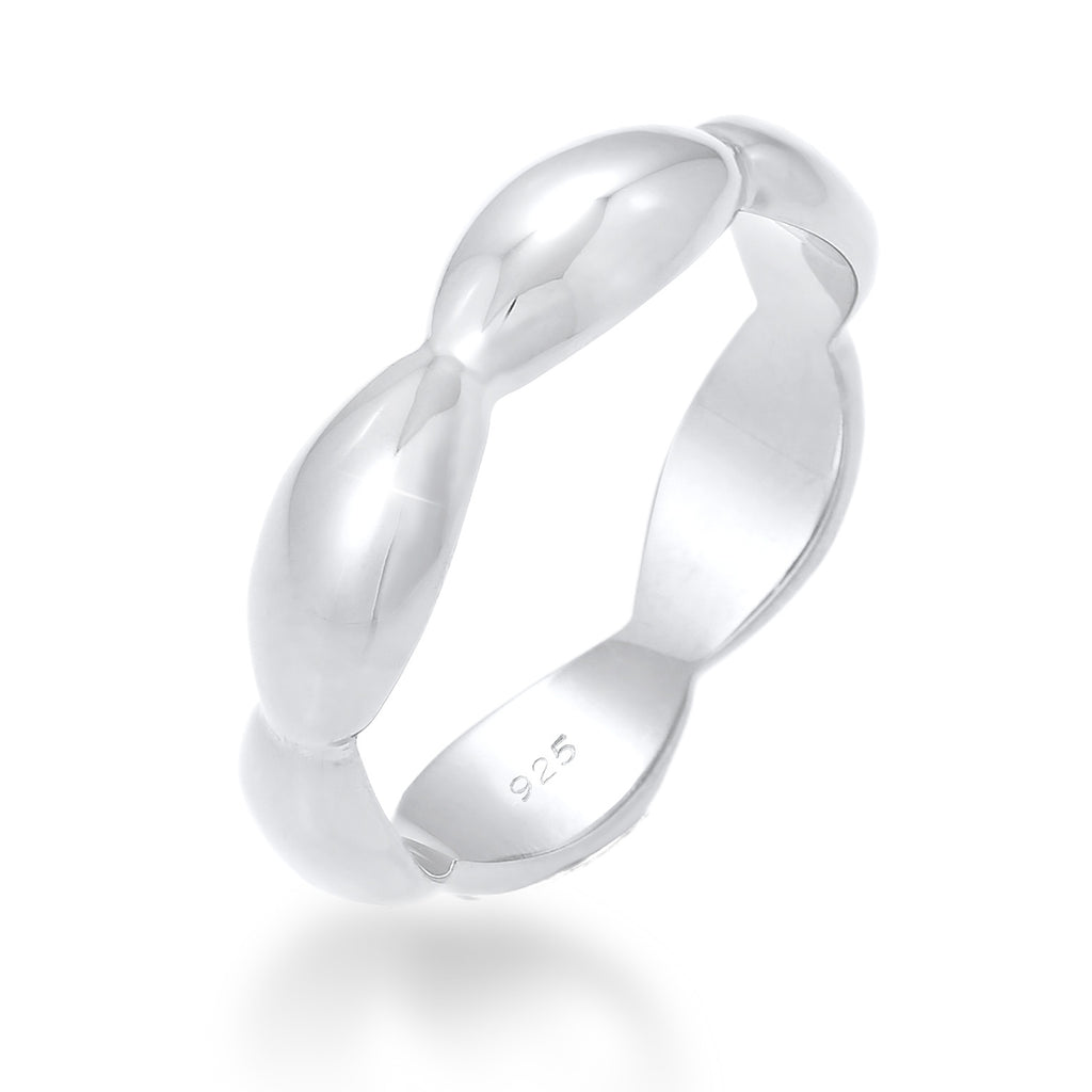 Silber - Elli | Ring Kugel | 925er Sterling Silber