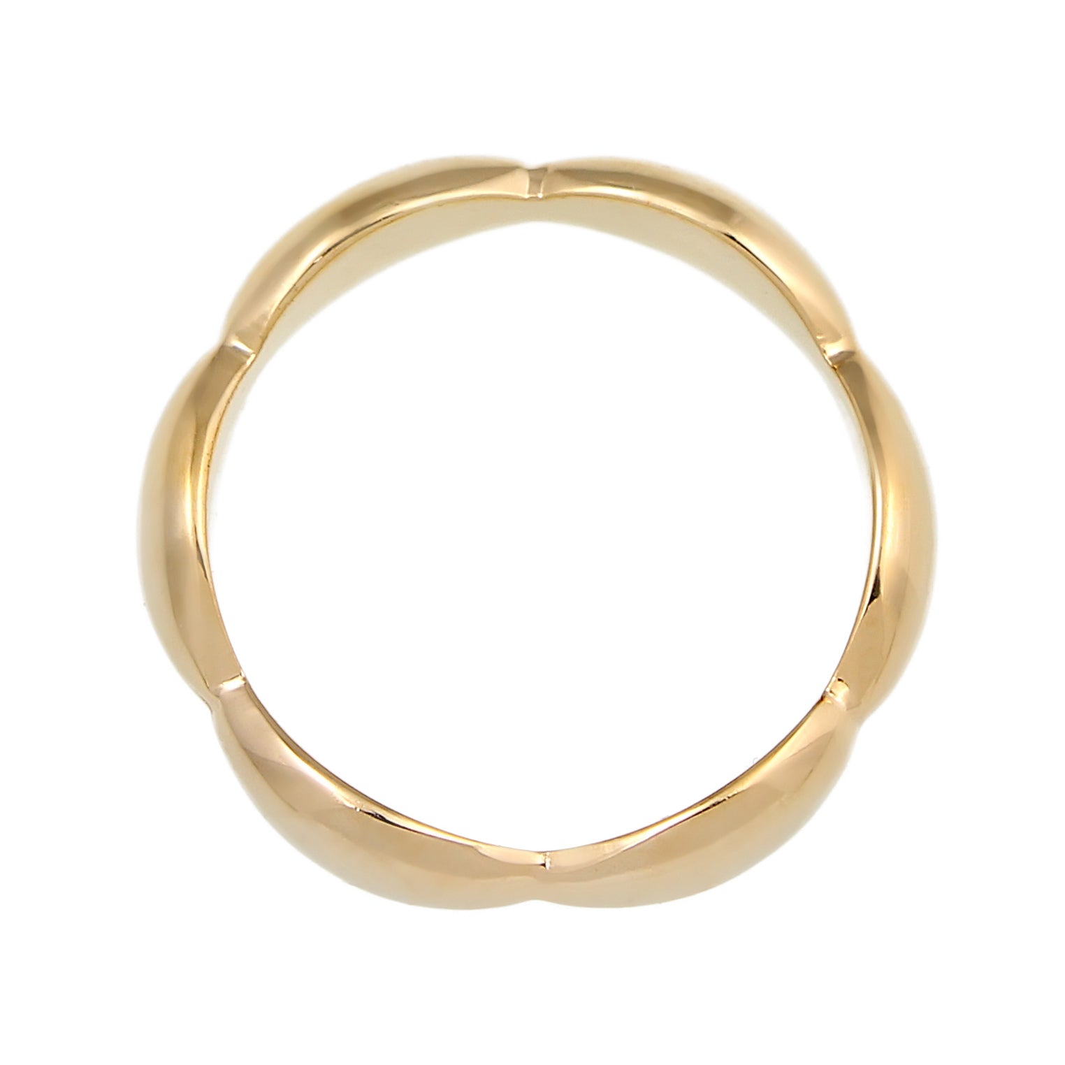 Gold - Elli | Ring Kugel | 925 Sterling Silber vergoldet