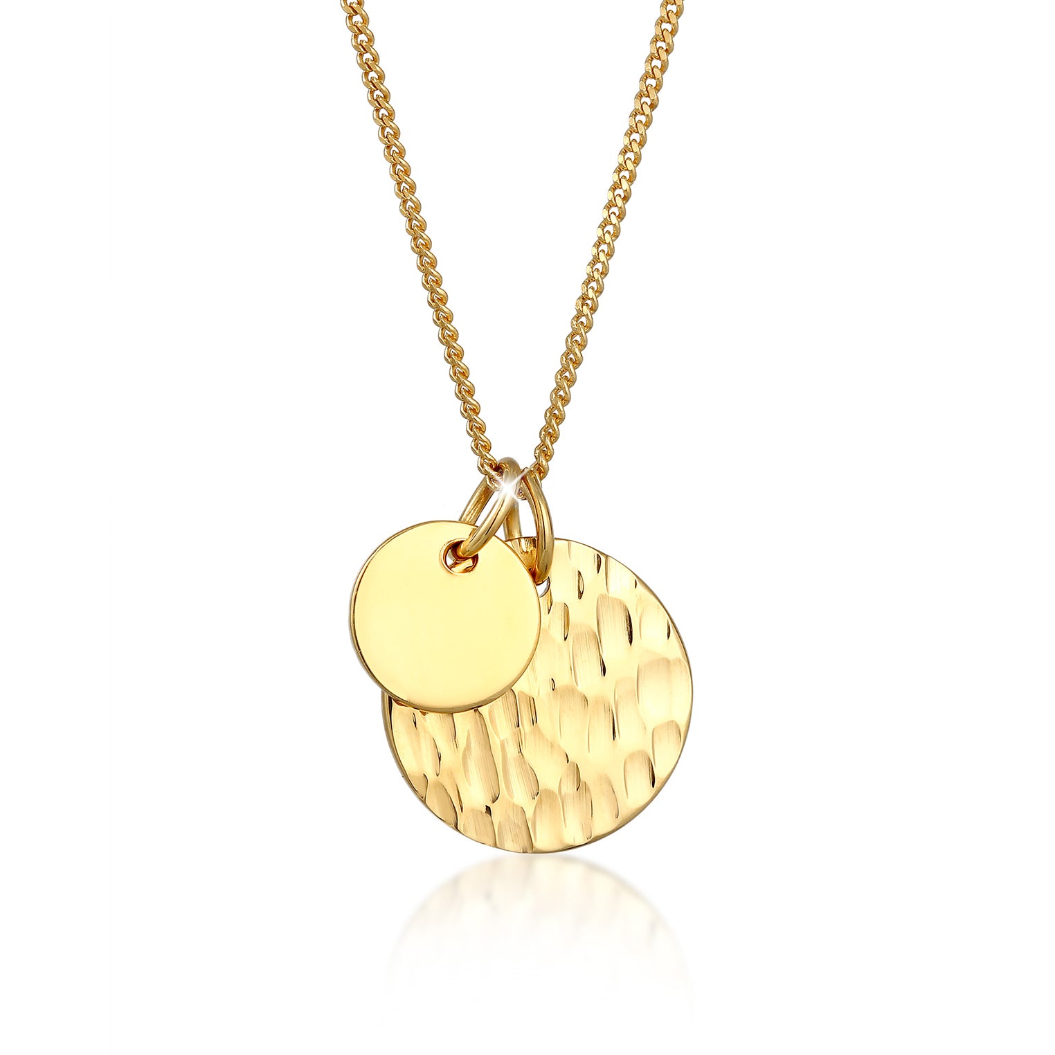 Gold - Elli | Halskette Geo | 925 Sterling Silber vergoldet