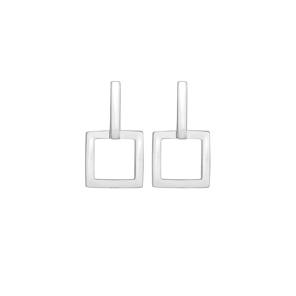 Silber - Elli | Ohrstecker Geo | 925er Sterling Silber