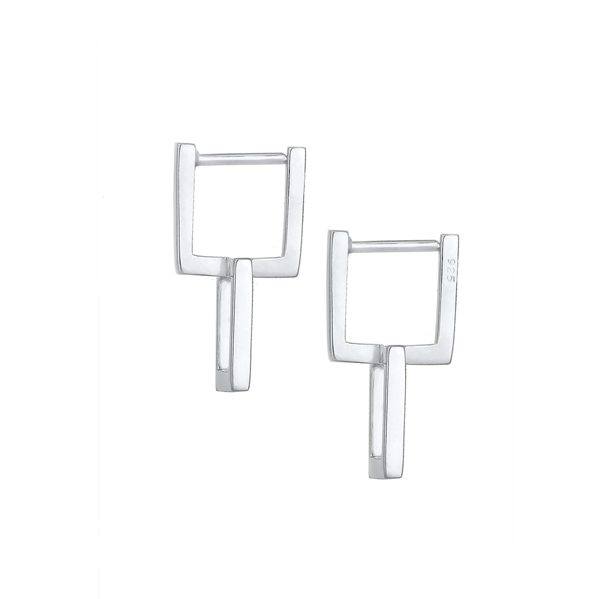 Silber - Elli | Ohrstecker Geo | 925er Sterling Silber