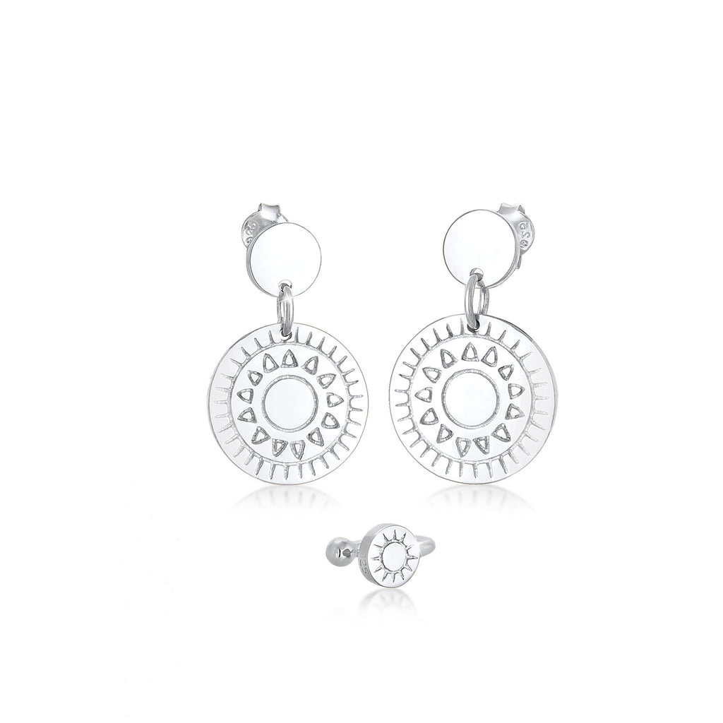 Silber - Elli | Ohrringset | 925er Sterling Silber