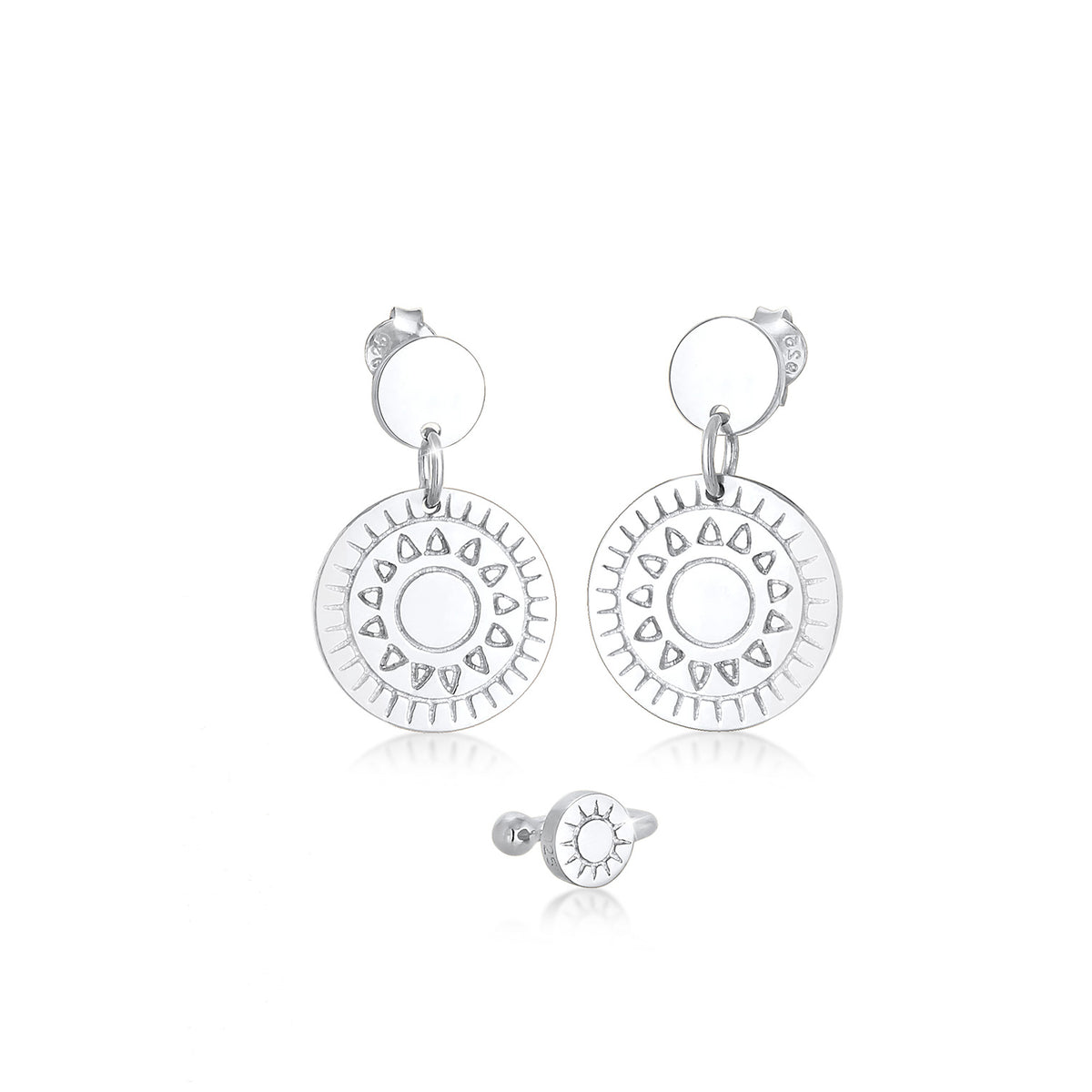 Silber - Elli | Ohrringset | 925er Sterling Silber