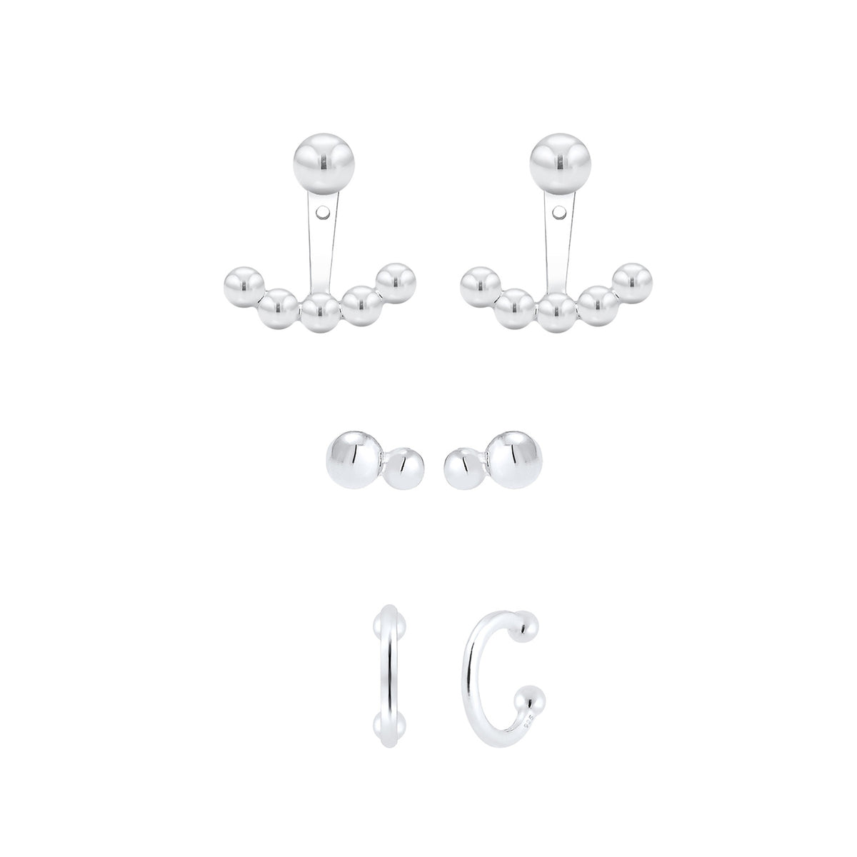 Silber - Elli | Ear Jacket | 925er Sterling Silber