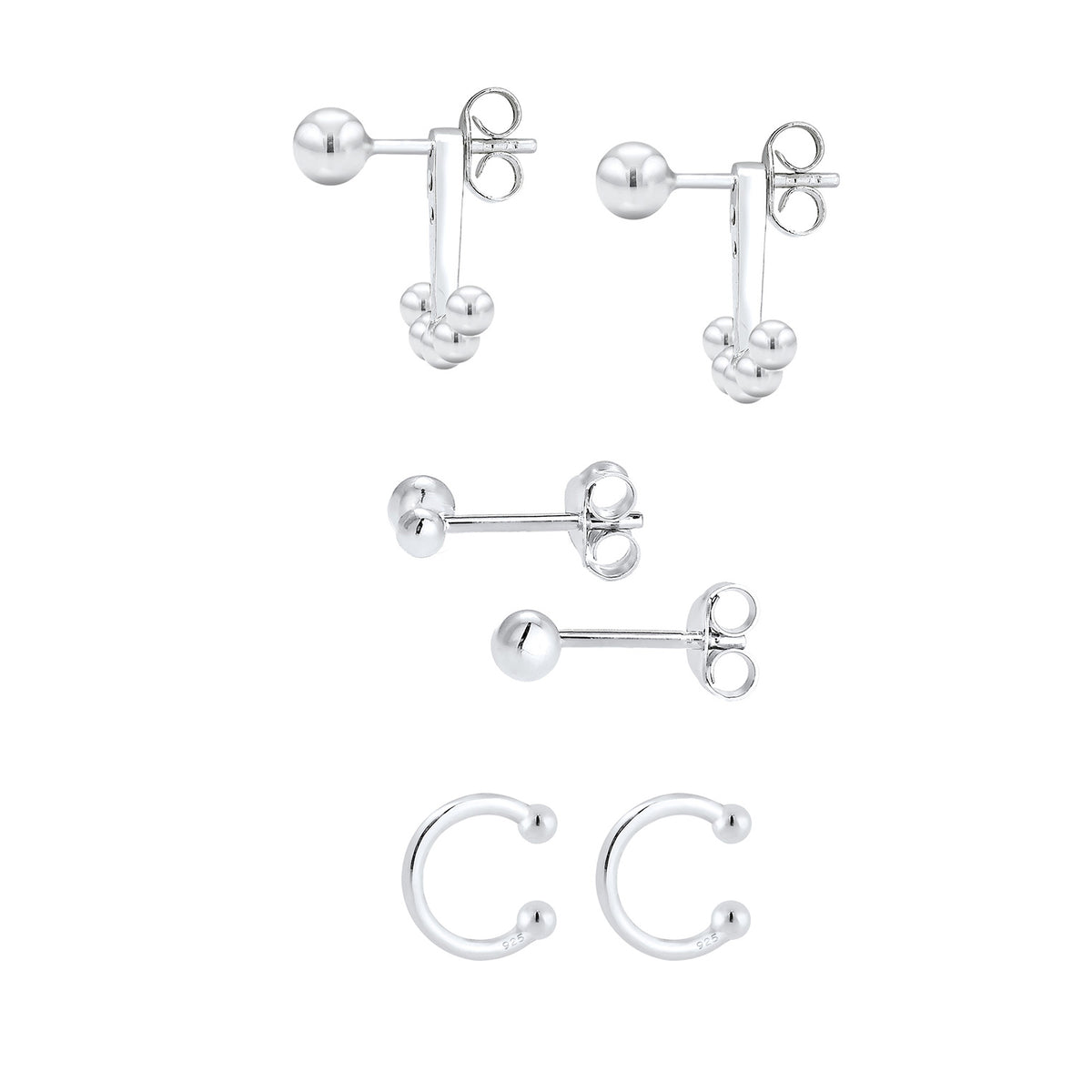 Silber - Elli | Ear Jacket | 925er Sterling Silber