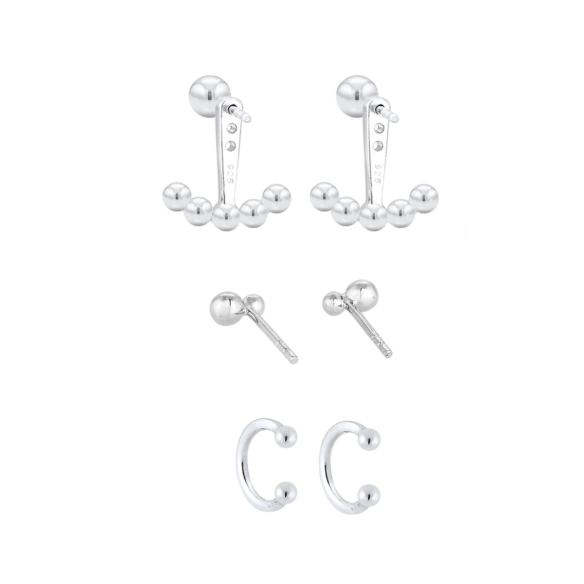 Silber - Elli | Ear Jacket | 925er Sterling Silber
