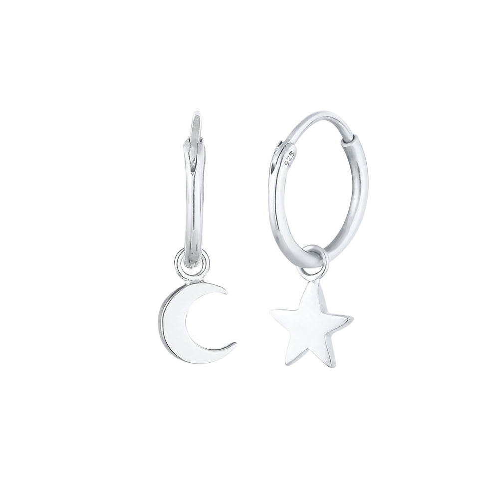 Silber - Elli | Creole Astro | 925er Sterling Silber