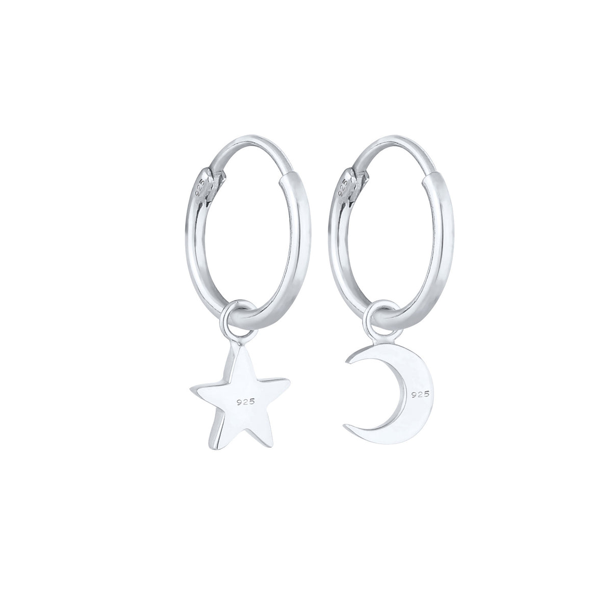 Silber - Elli | Creole Astro | 925er Sterling Silber