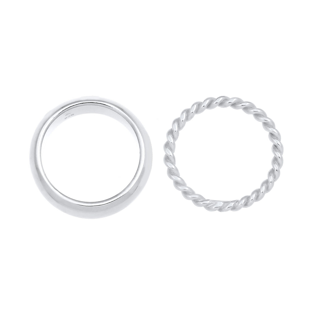 Silber - Elli PREMIUM | Bandring | 925er Sterling Silber