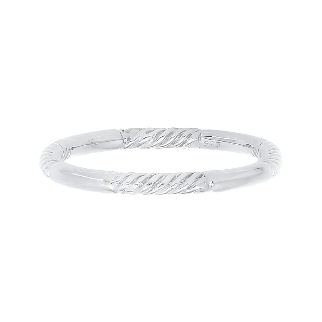 Silber - Elli | Bandring | 925er Sterling Silber