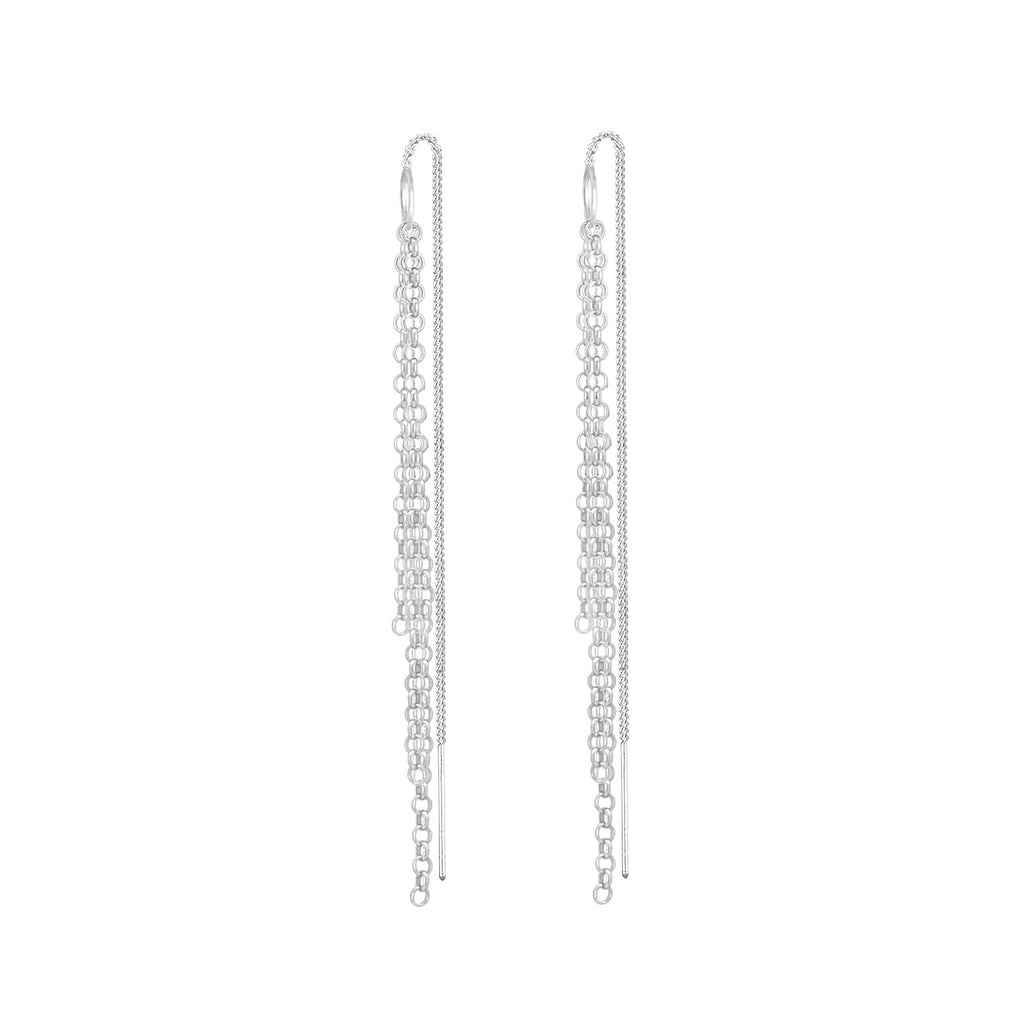 Silber - Elli | Ohrhänger Ear Chain | 925er Sterling Silber