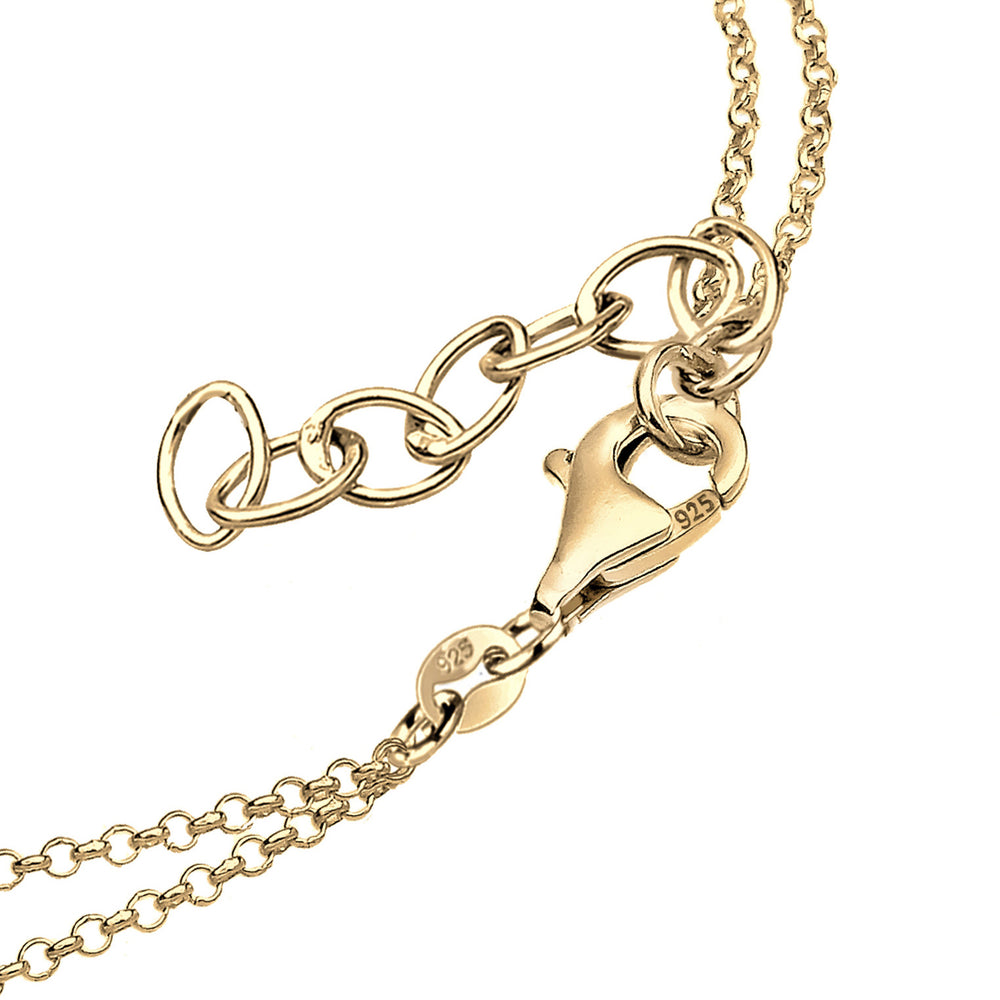 Gold - Elli | Armband Herz | Mit Kristallen von Swarovski® (Weiß) | 925 Sterling Silber vergoldet