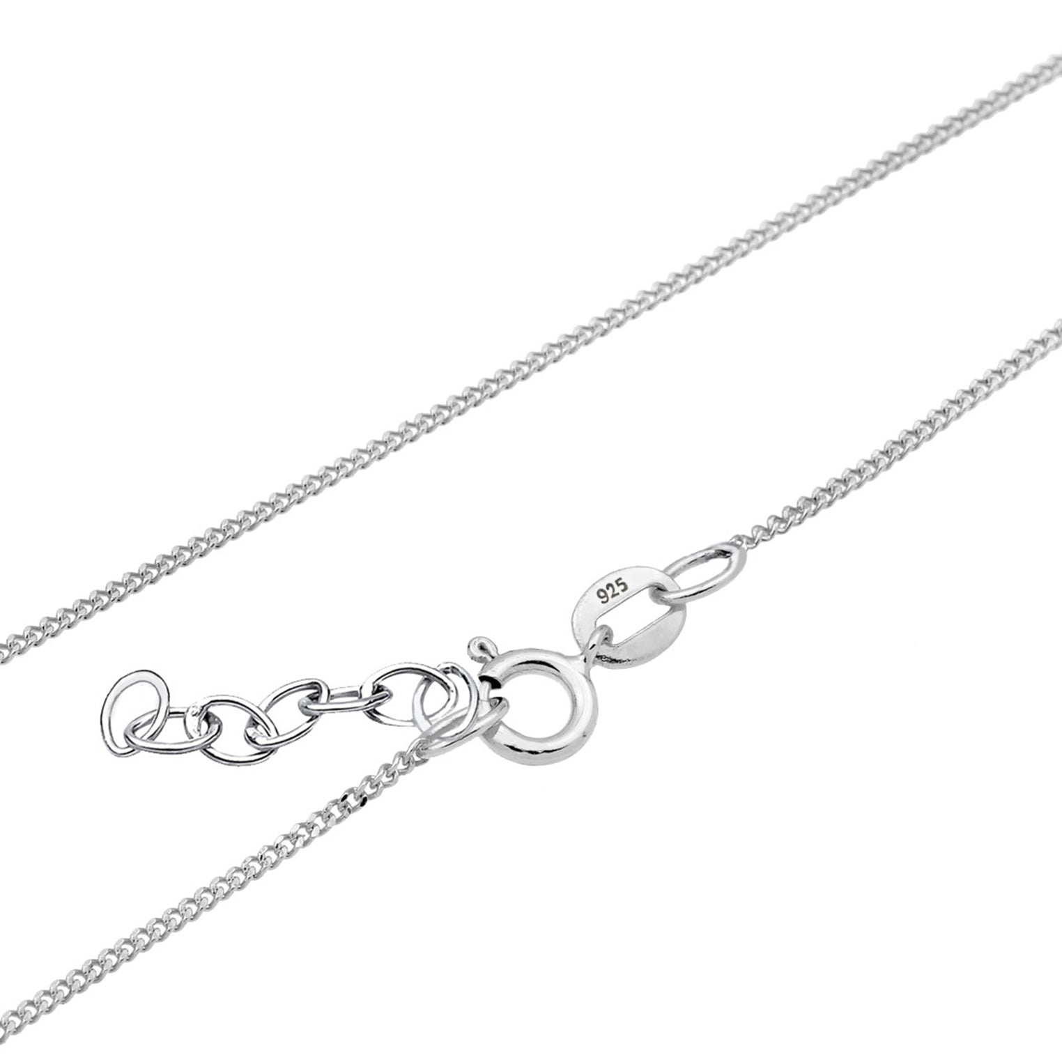 Silber - Elli | Halskette Kirsche | Mit Kristallen von Swarovski® (Rot) | 925er Sterling Silber