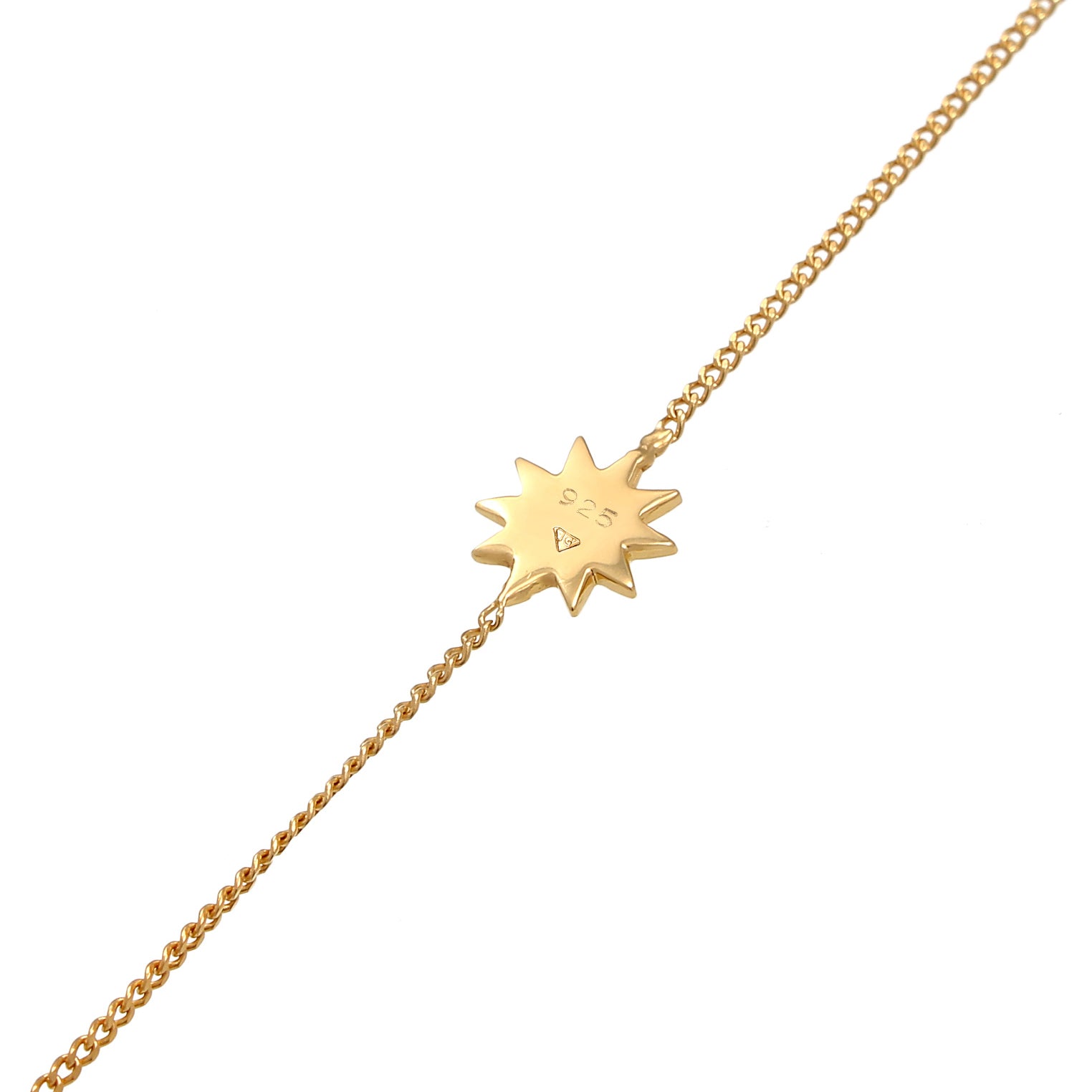 Gold - Elli | Armband Sonne | 925 Sterling Silber vergoldet