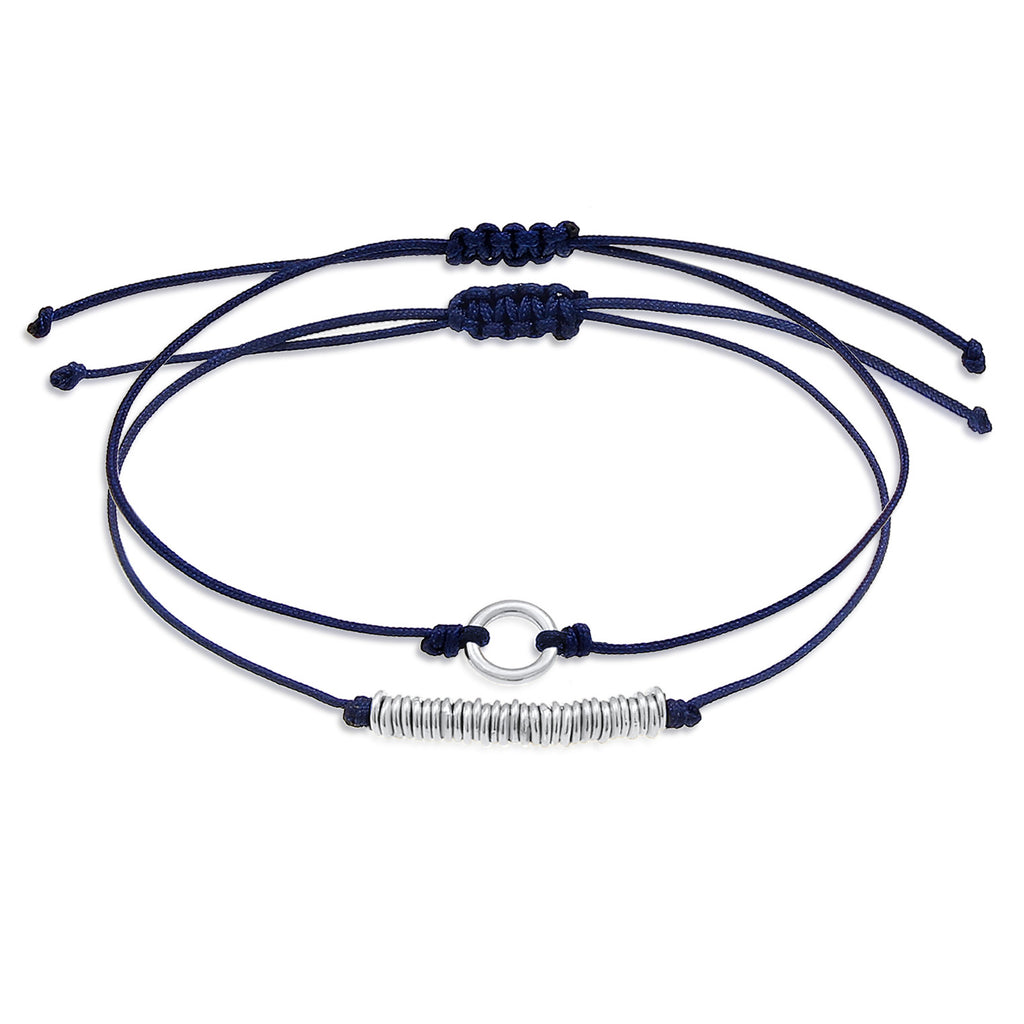 Silber - Elli | Armbandset Kreis | 925er Sterling Silber