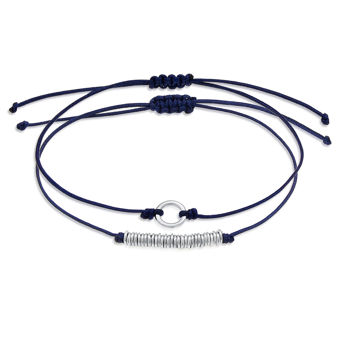 Silber - Elli | Armbandset Kreis | 925er Sterling Silber