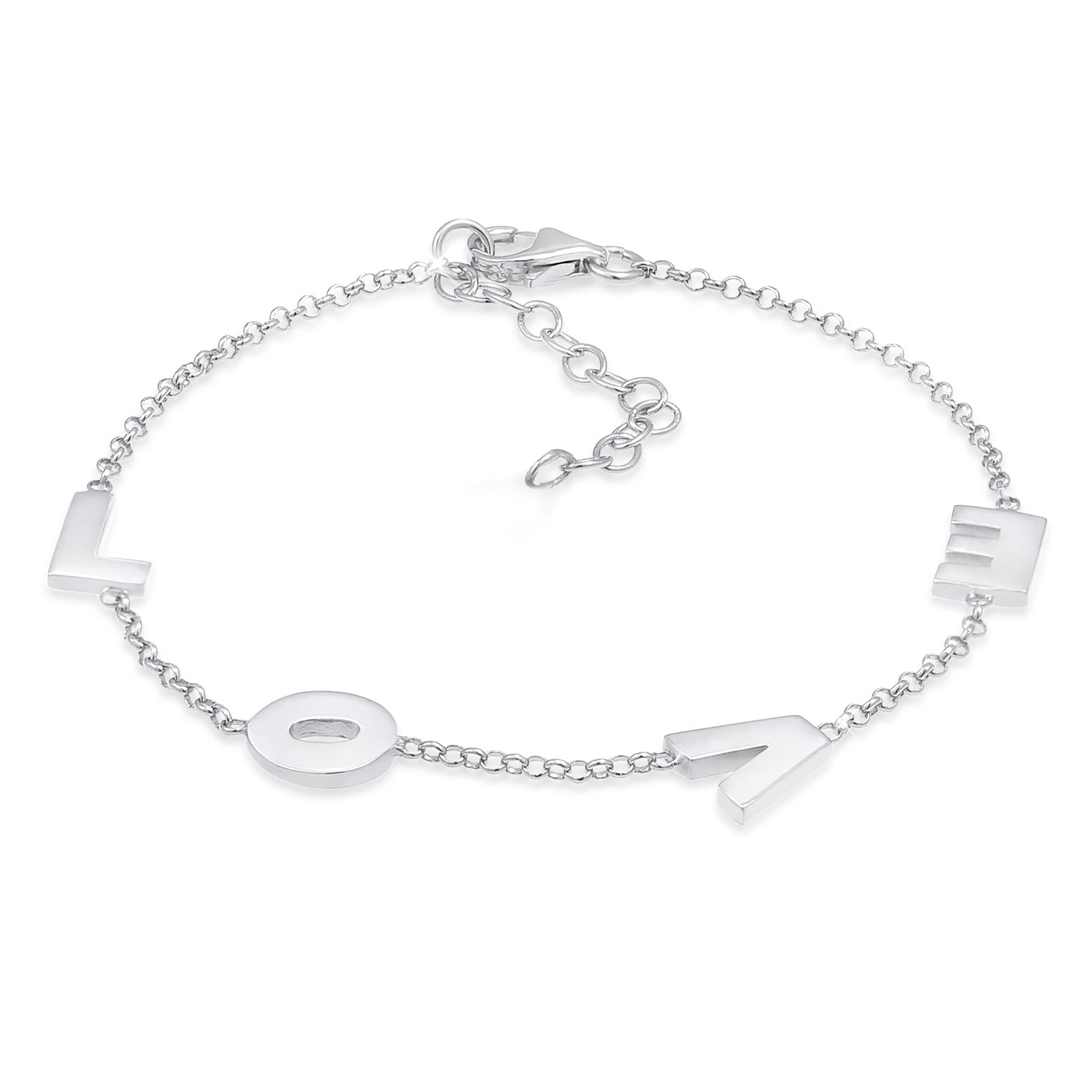 Silber - Elli | Armband Love | 925er Sterling Silber