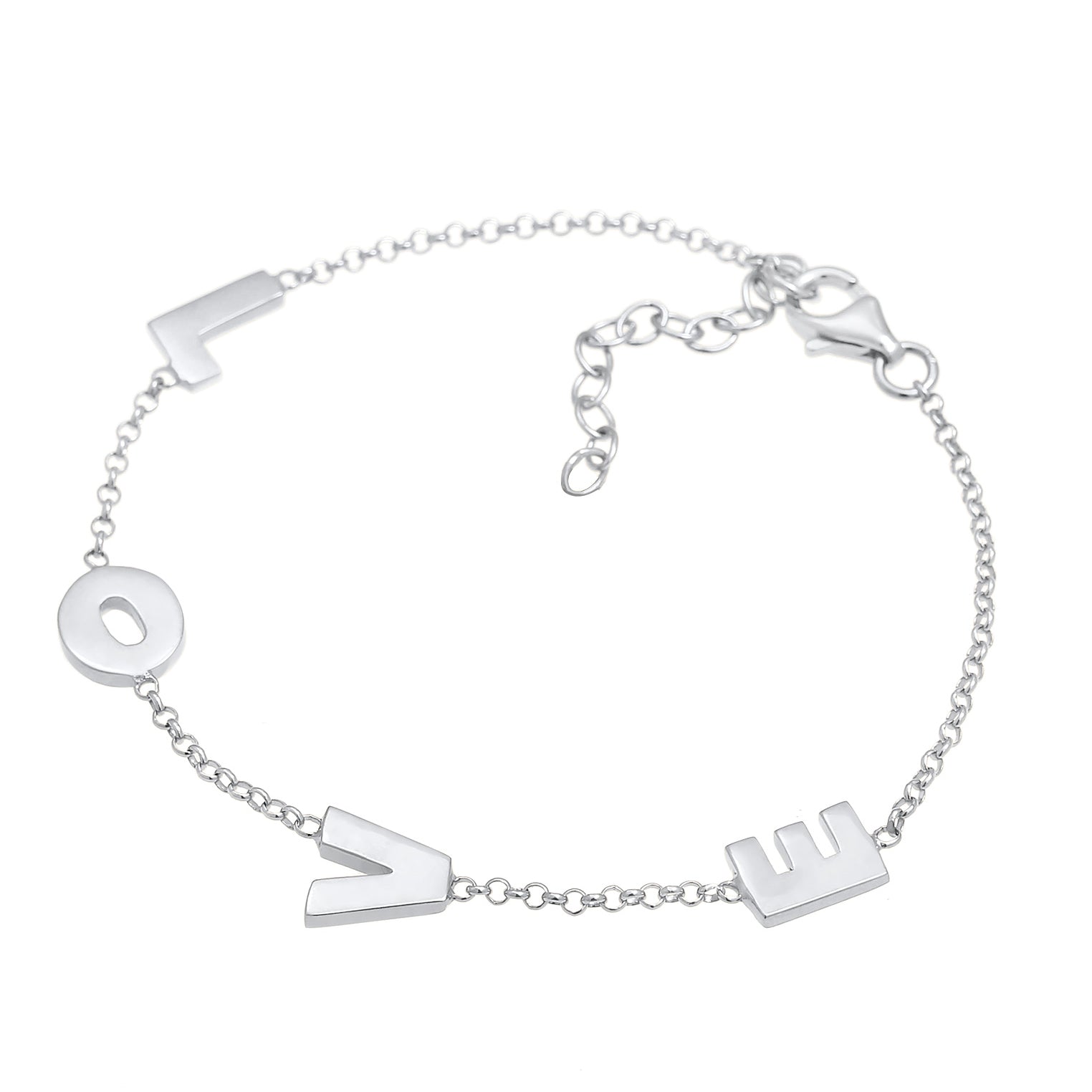 Silber - Elli | Armband Love | 925er Sterling Silber